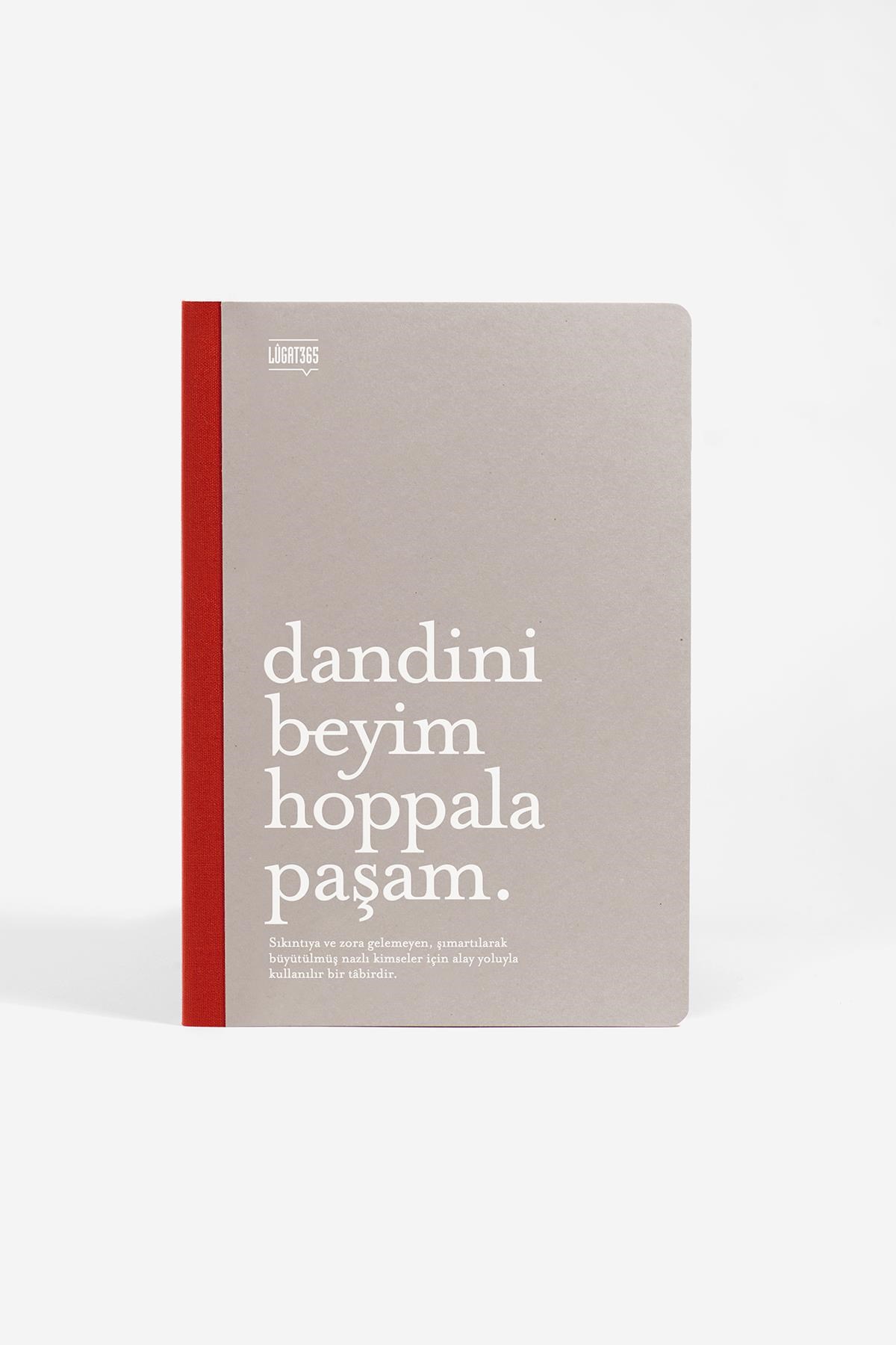 Lugat365 x Karatis 13*19 64 Yp.Çizgili Defter-Dandini Beyim Hoppala Paşam