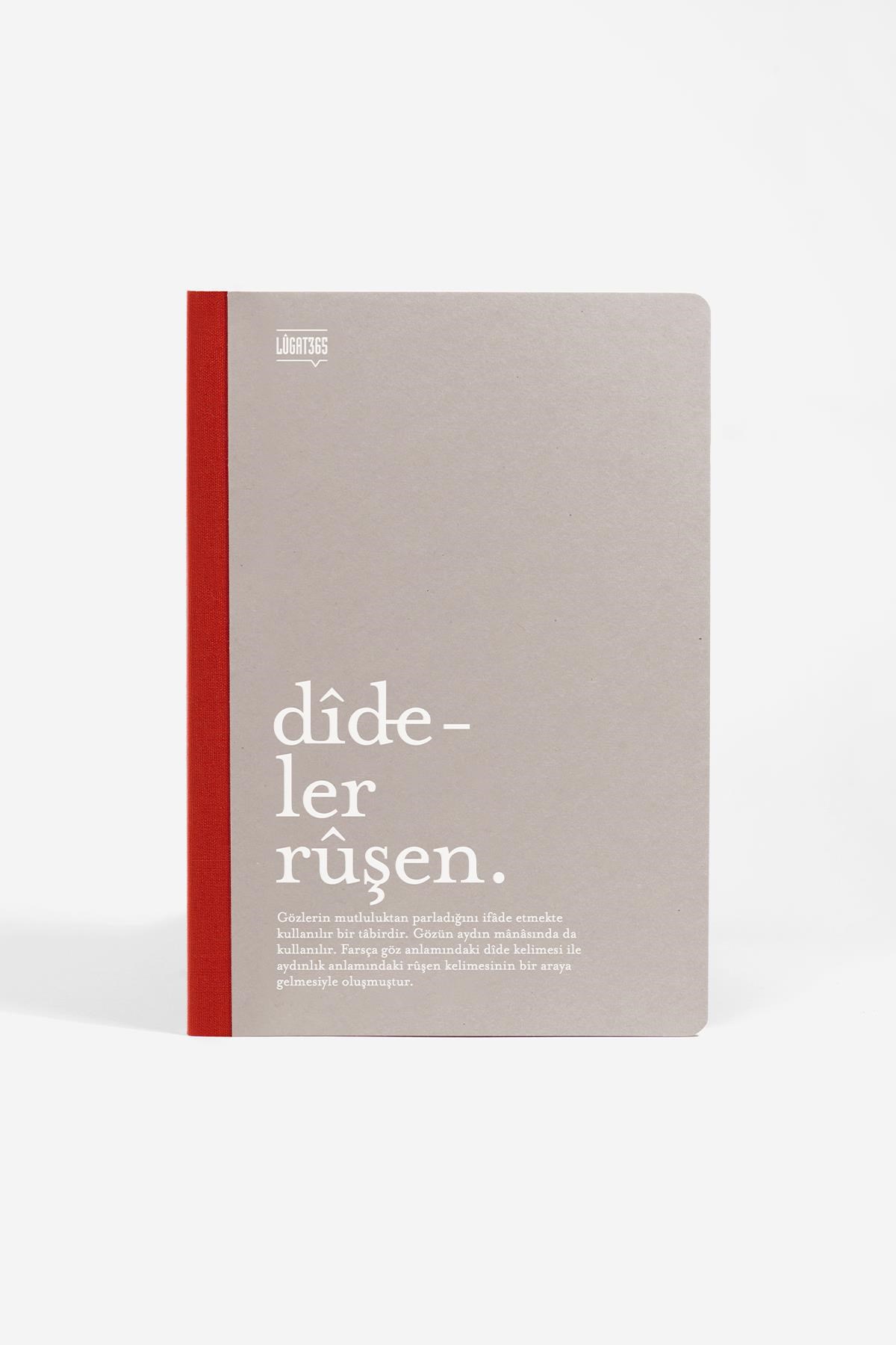 Lugat365 x Karatis 13*19 64 Yp.Çizgili Defter-Dideler Ruşen
