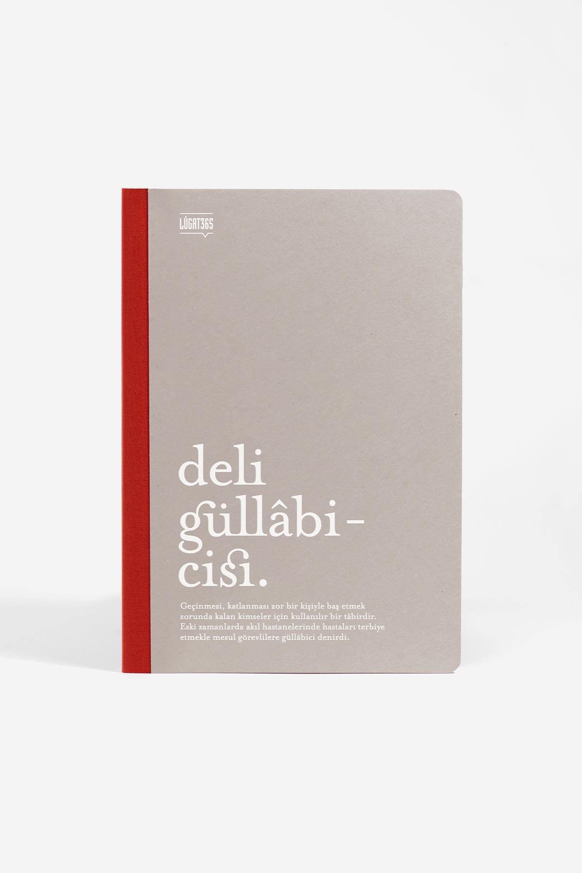 Lugat365 x Karatis 13*19 64 Yp.Çizgili Defter-Deli Güllabicisi