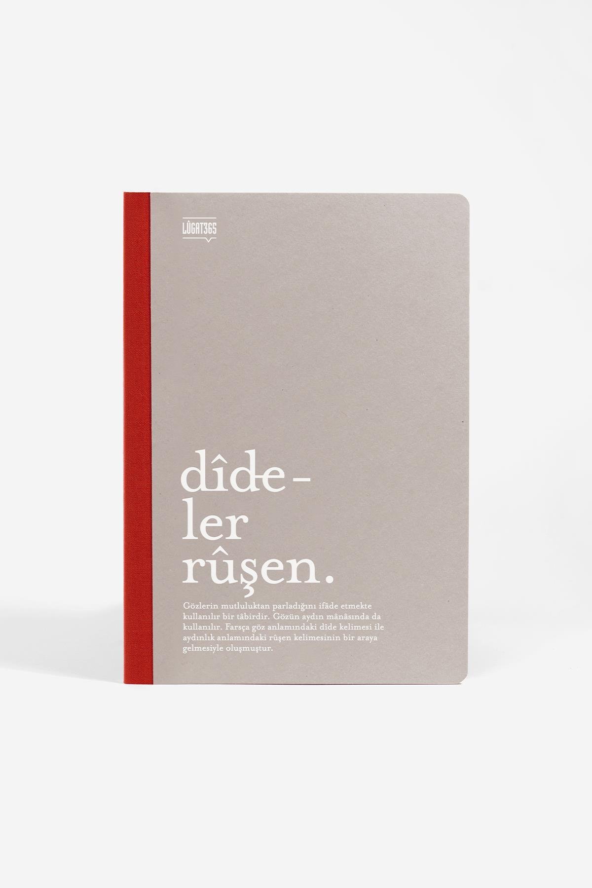 Lugat365 x Karatis 13*19 64 Yp.Çizgili Defter-Dideler Ruşen