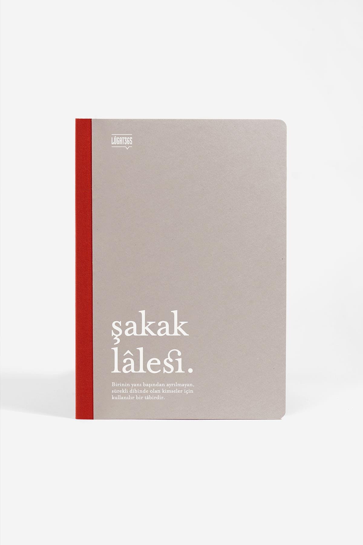 Lugat365 x Karatis 13*19 64 Yp.Çizgili Defter-Şakak Lalesi