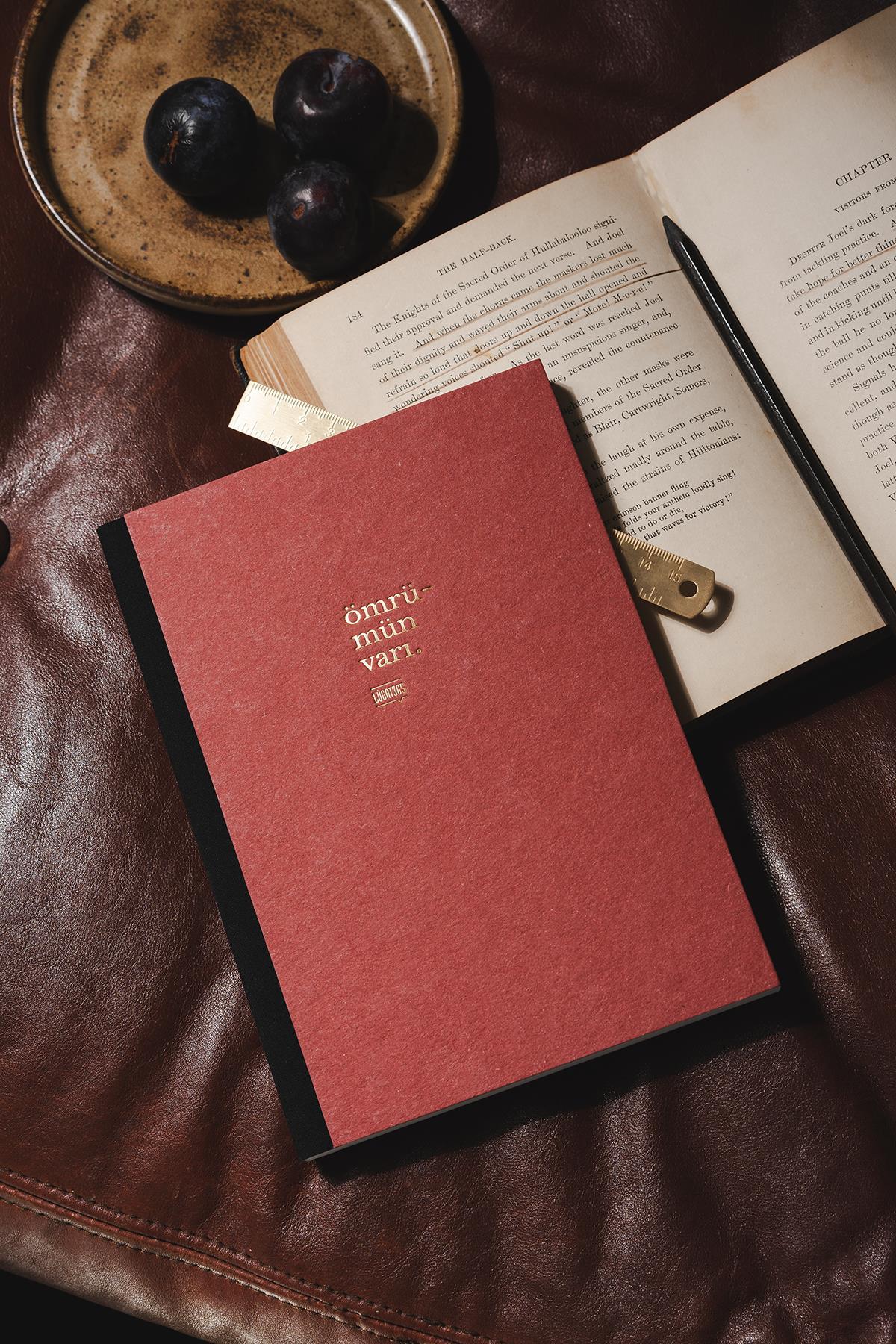 Lugat365 x Karatis 15*21 96 Yp.Düz Defter-Ömrümün Varı