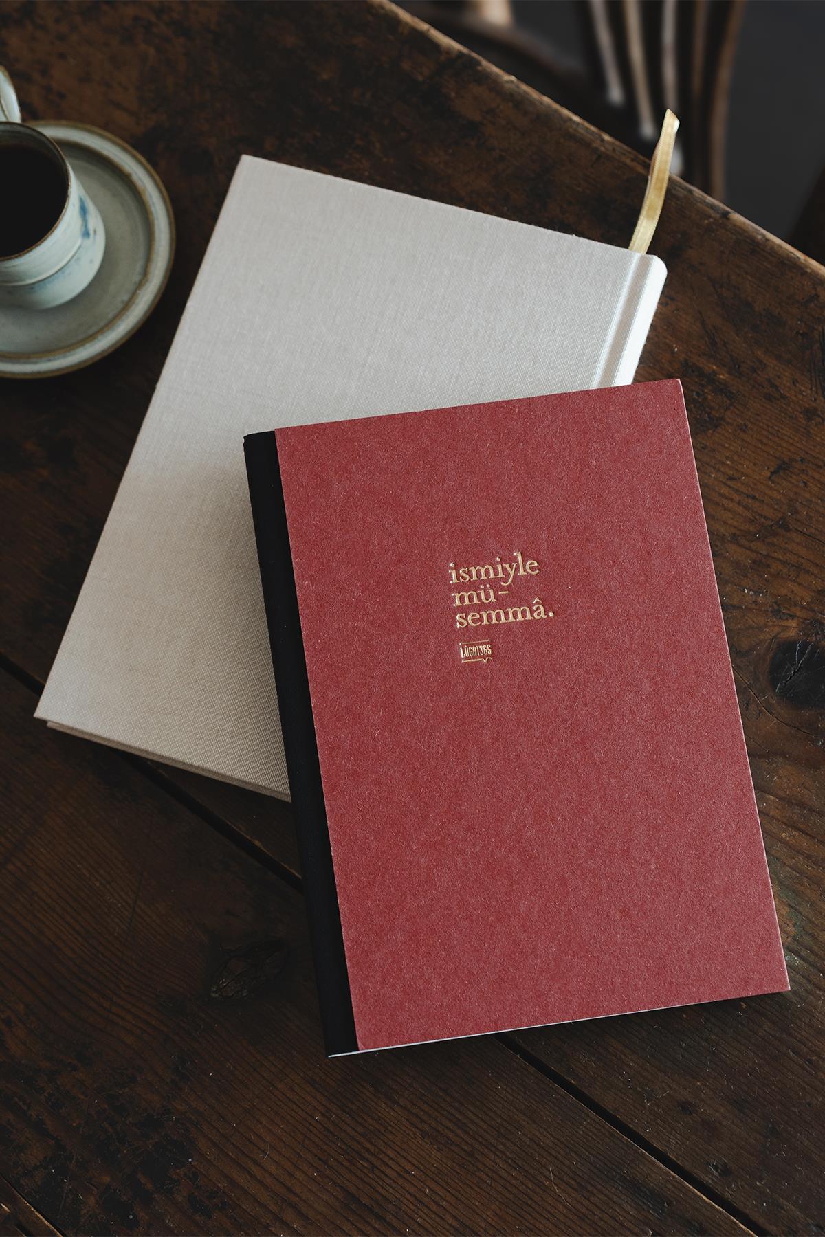 Lugat365 x Karatis 15*21 96 Yp.Düz Defter-İsmiyle Müsemma