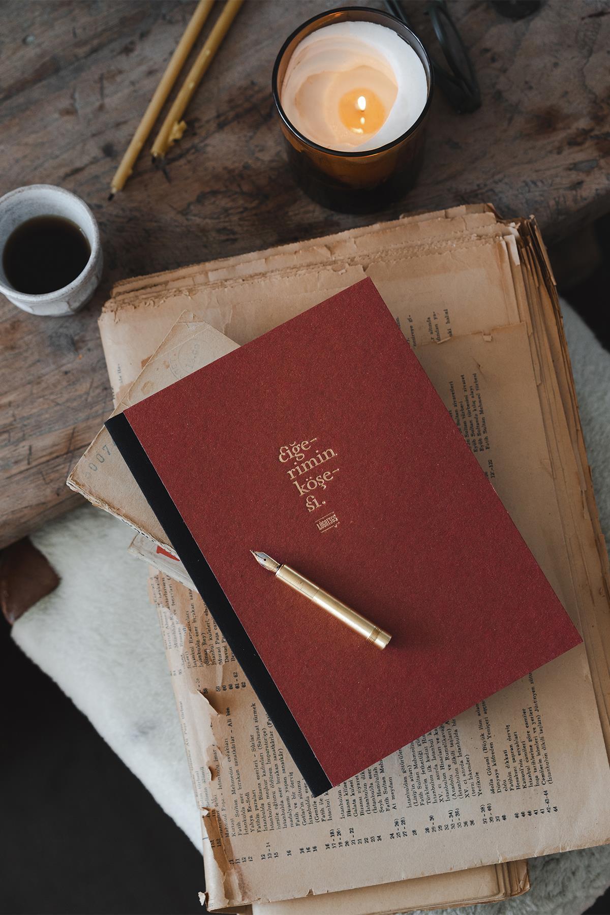 Lugat365 x Karatis 15*21 96 Yp.Düz Defter-Ciğerimin Köşesi