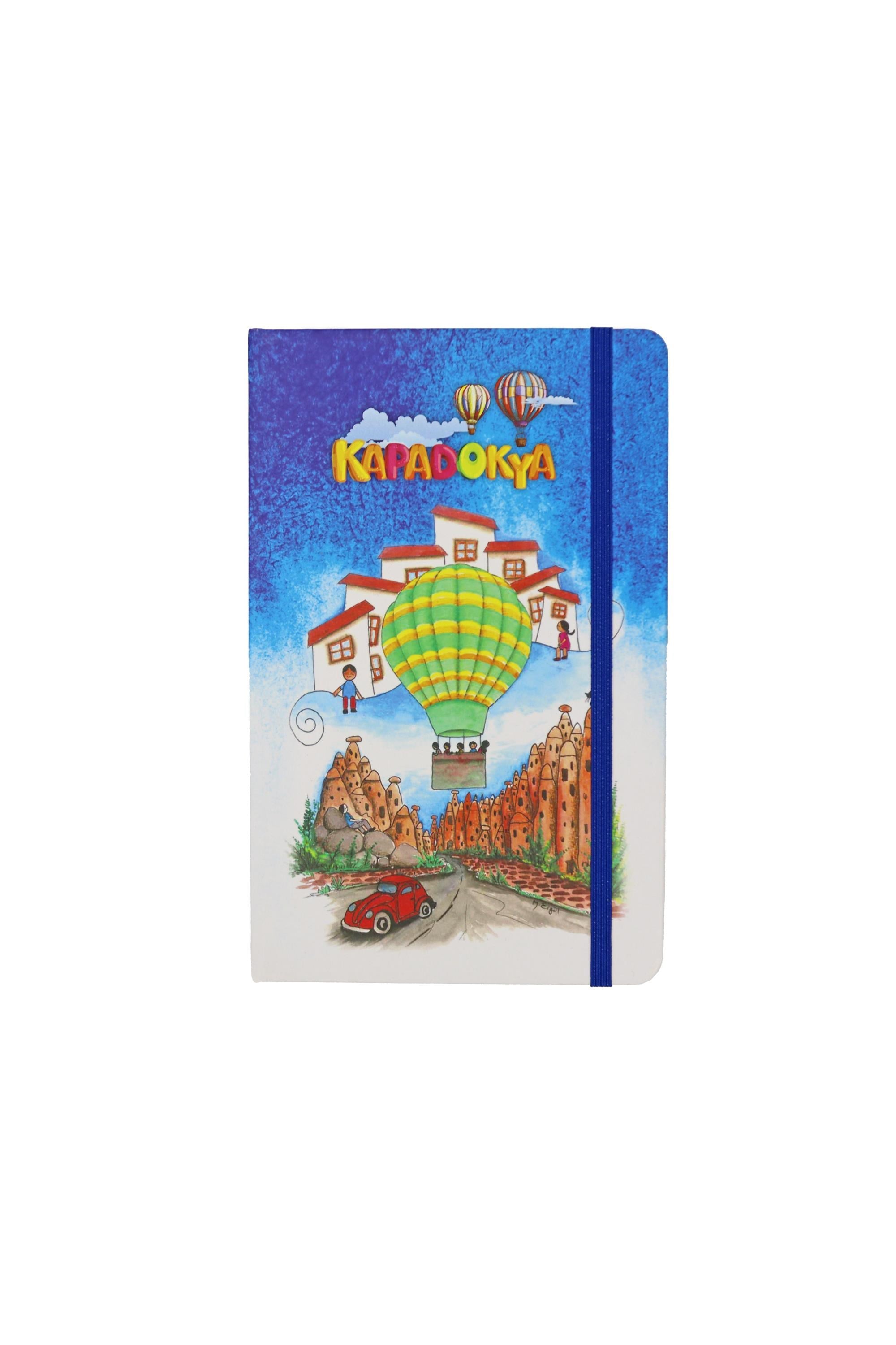 M.Ergül 13*21 80 Yp.Çizgili Ciltli Pronot Defter - Kapadokya
