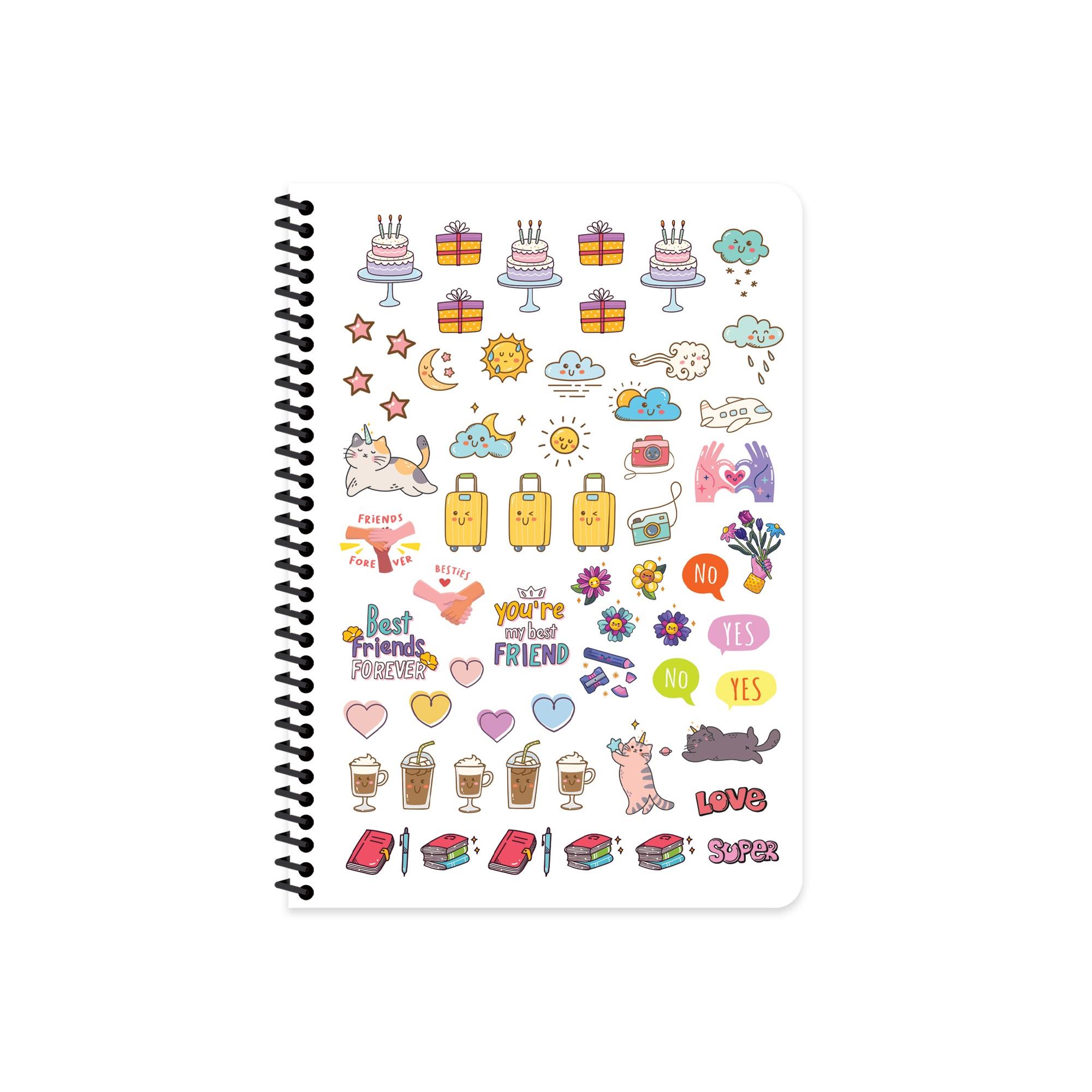 Masaüstü Planlayıcı Sert Kapak Süresiz Ajanda 13,5 x 21 cm - Sarı