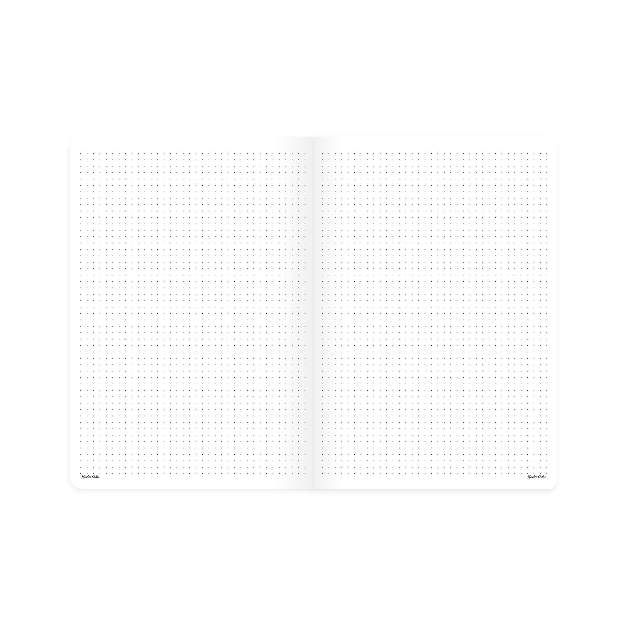 Noktalı Tel Dikişli Kuşe Kapak Uninote Marble Defter Mor 18,5x26