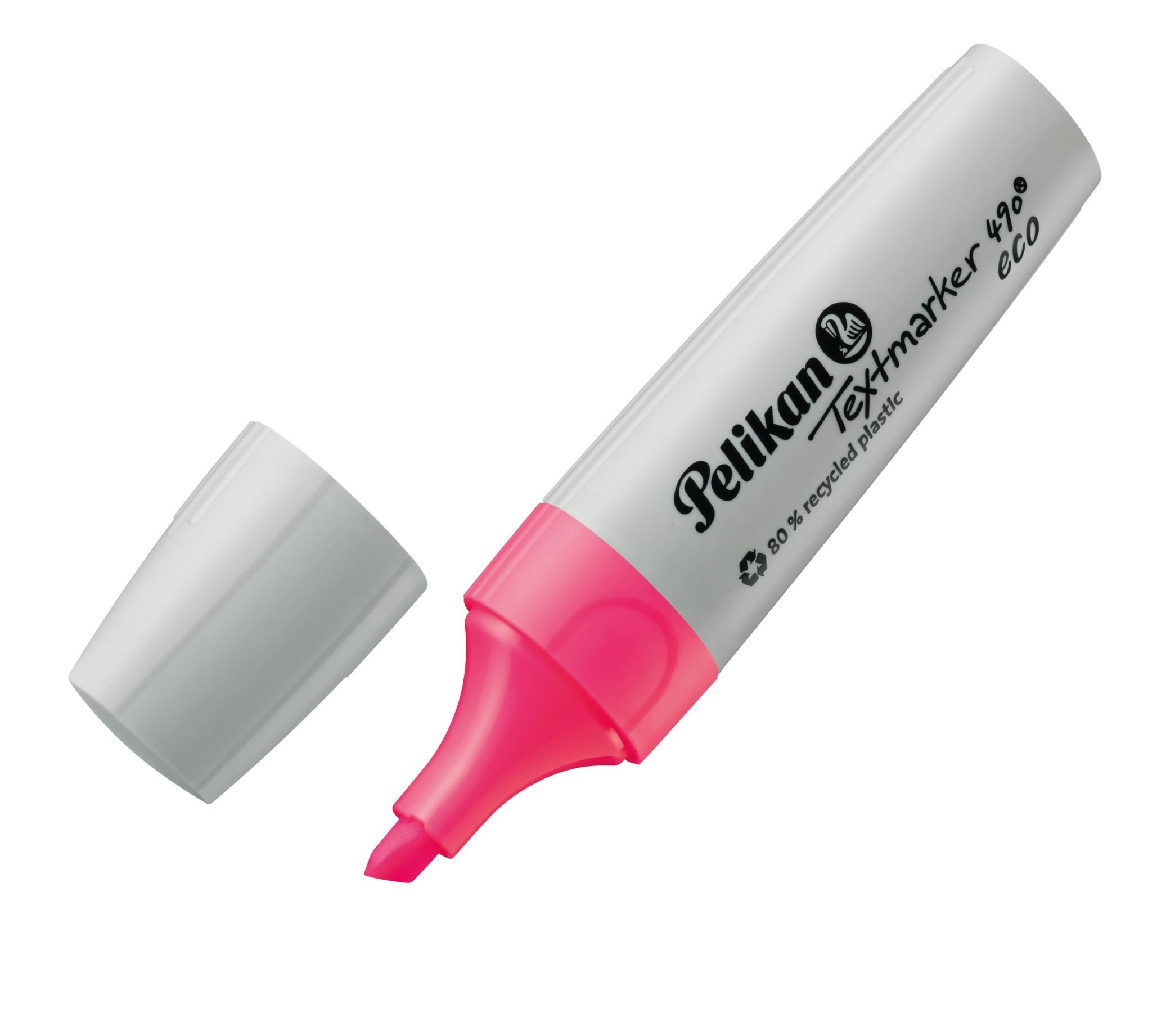 Pelikan 490 Eco Fosforlu Kalem Neon Pembe