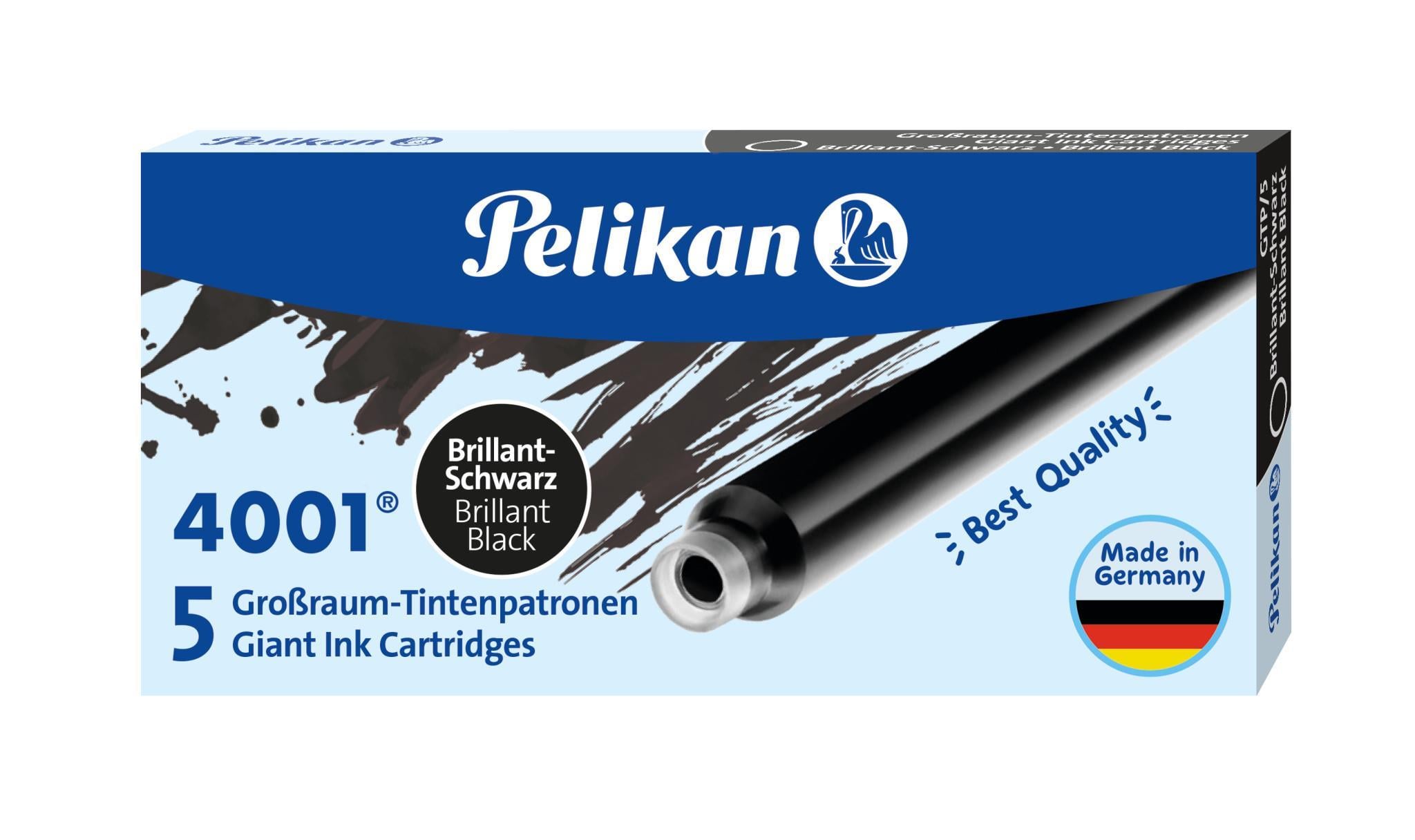 Pelikan Dolma Kalem Kartuşu 5'li Büyük - Siyah 
