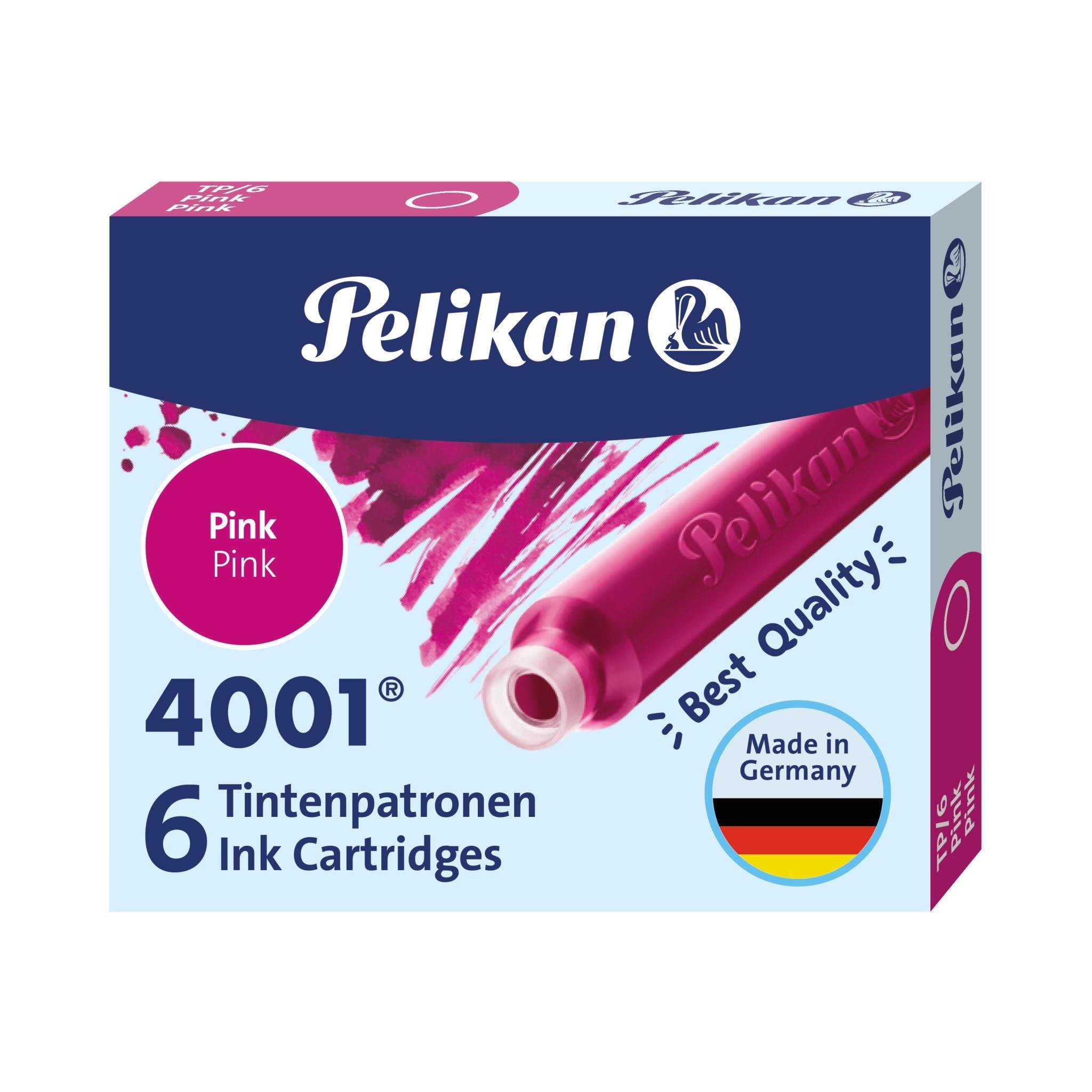Pelikan Dolma Kalem Kartuşu 6'lı - Pembe 