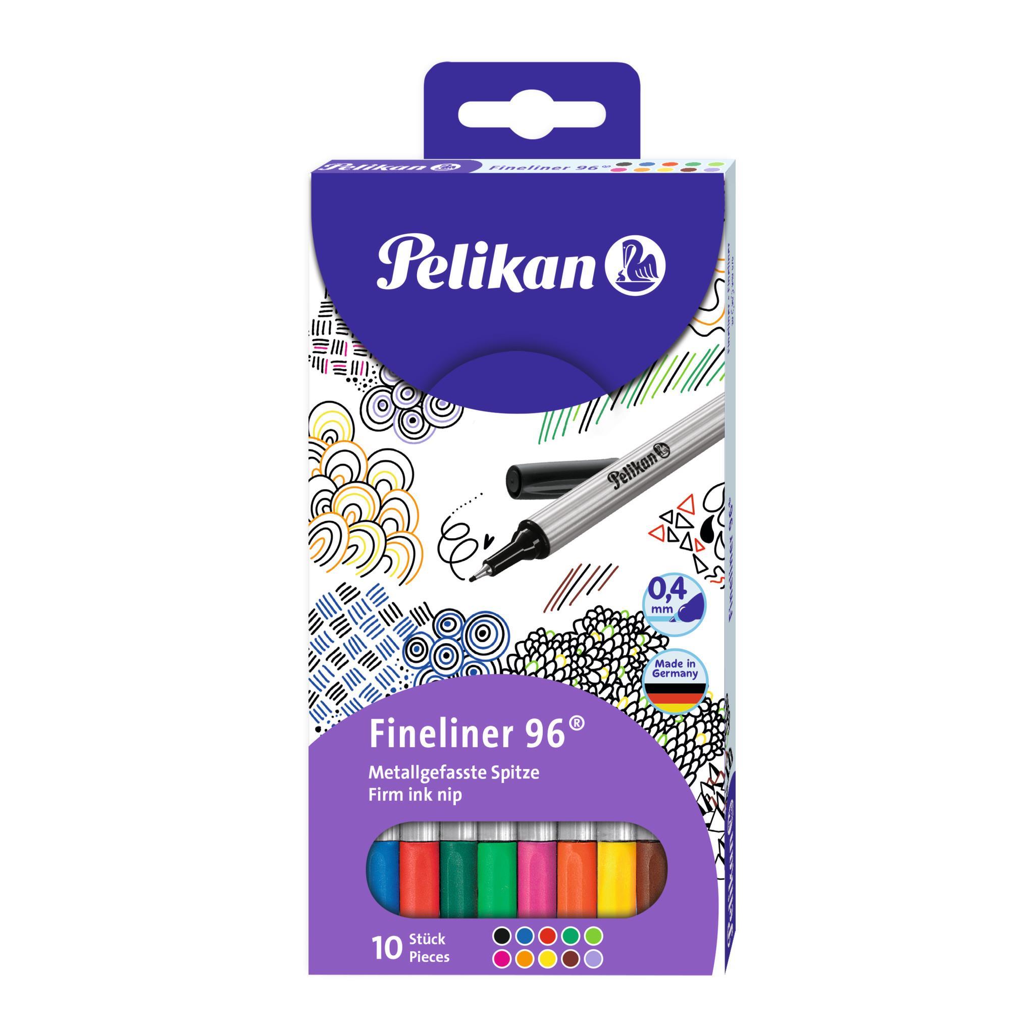 Pelikan Fineliner 10lu Karışık Renk 