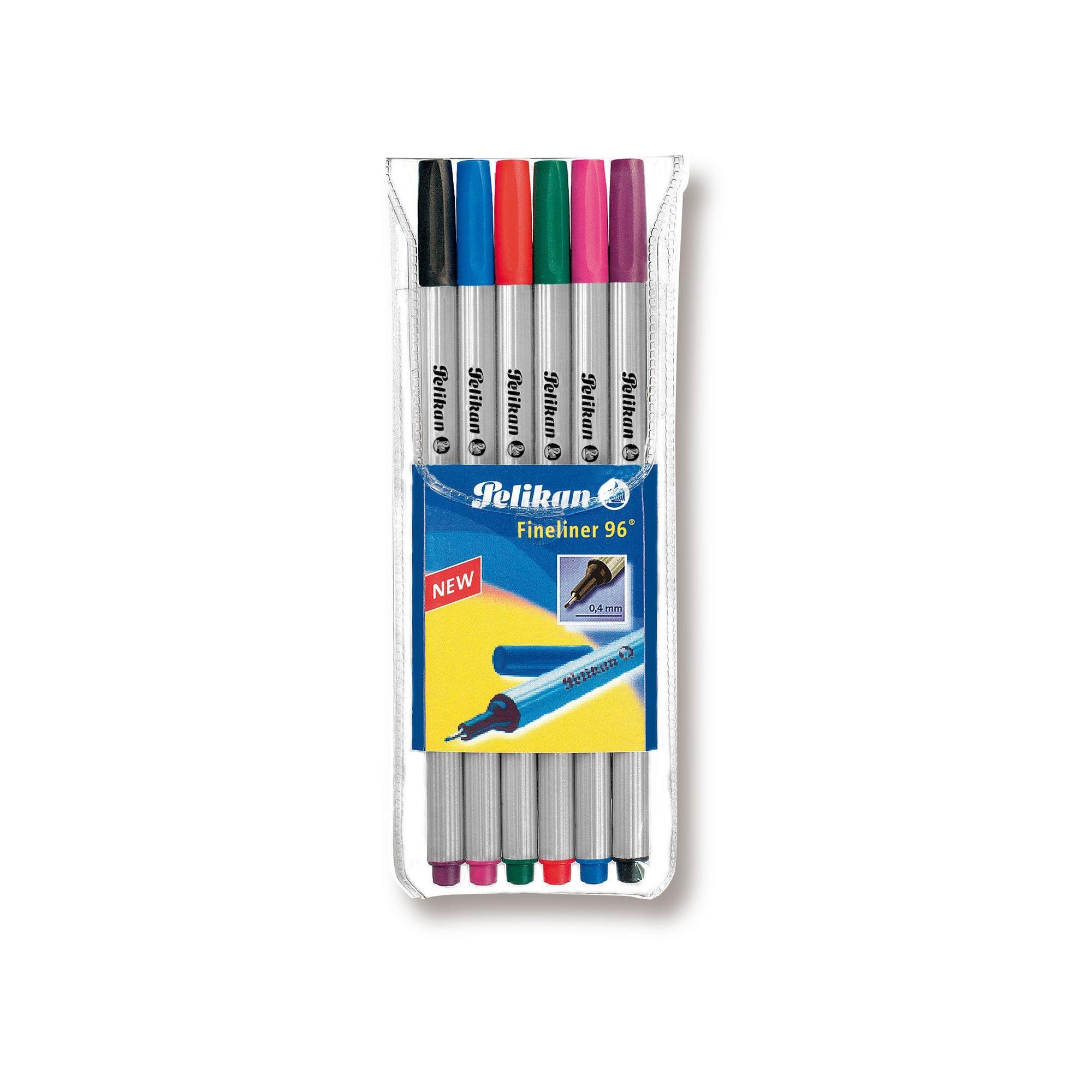 Pelikan Fineliner 6lı Karışık Renk Kutu