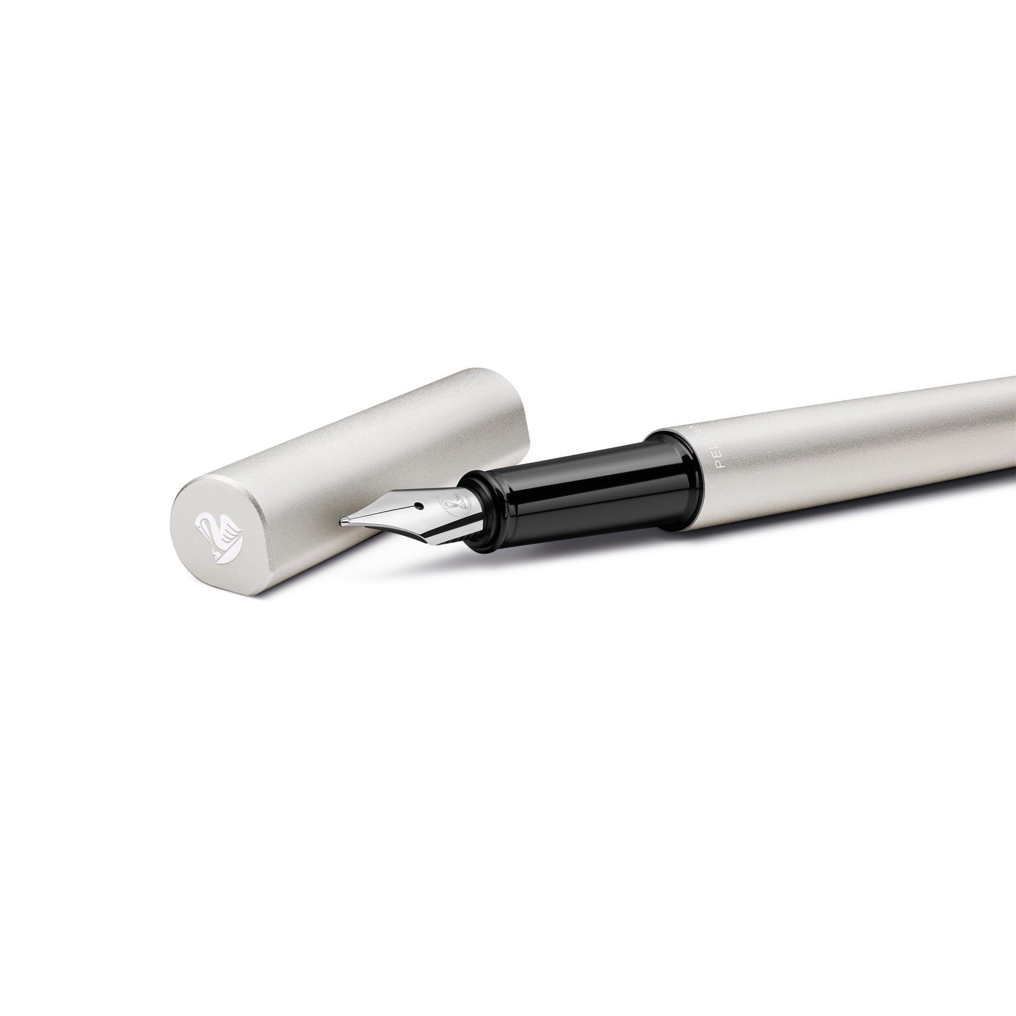 Pelikan INEO Dolma Kalem Metal Kutu Gümüş (M)