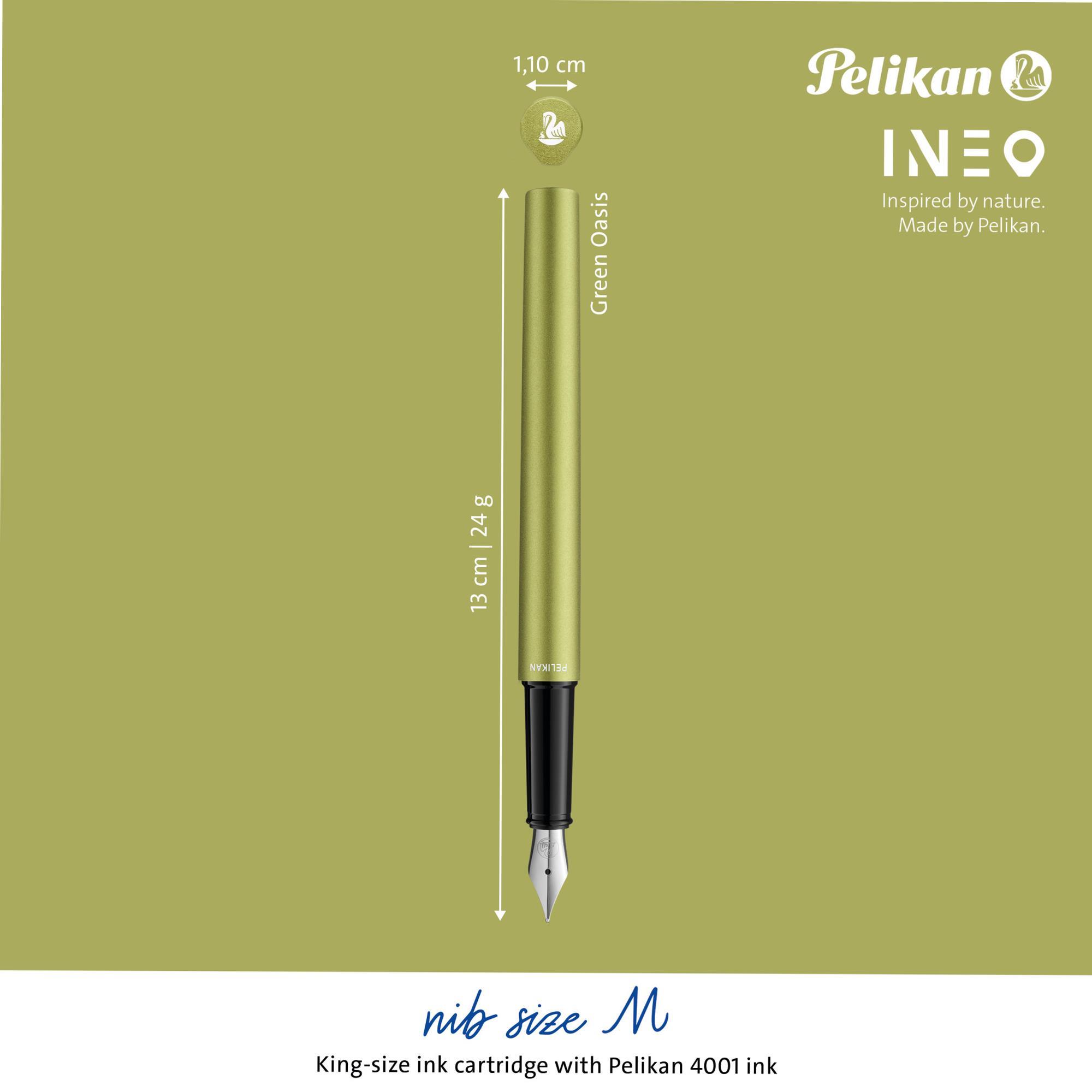 Pelikan INEO Dolma Kalem Metal Kutu Haki (M)