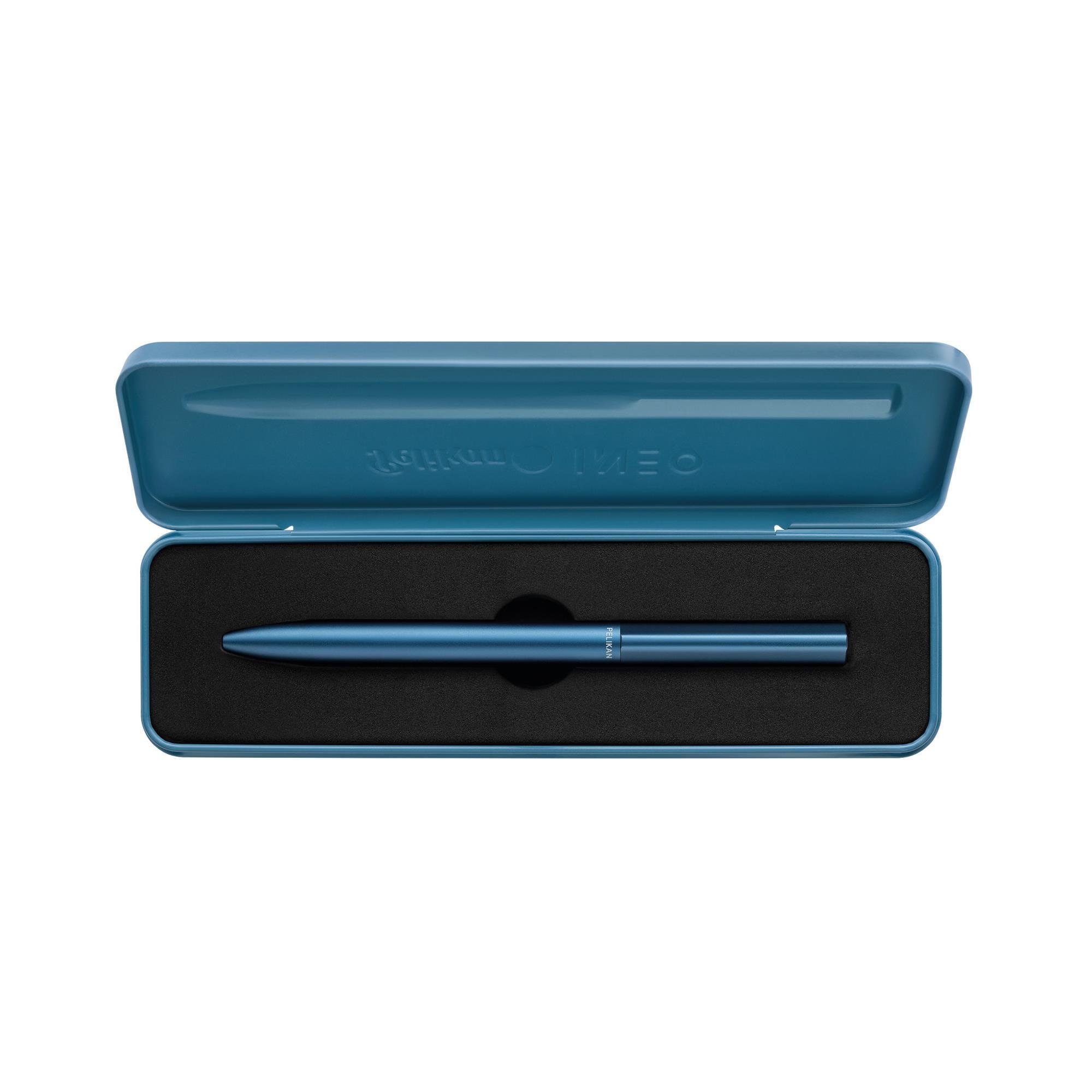 Pelikan Ineo Tükenmez Kalem Metal Kutu Okyanus Mavi