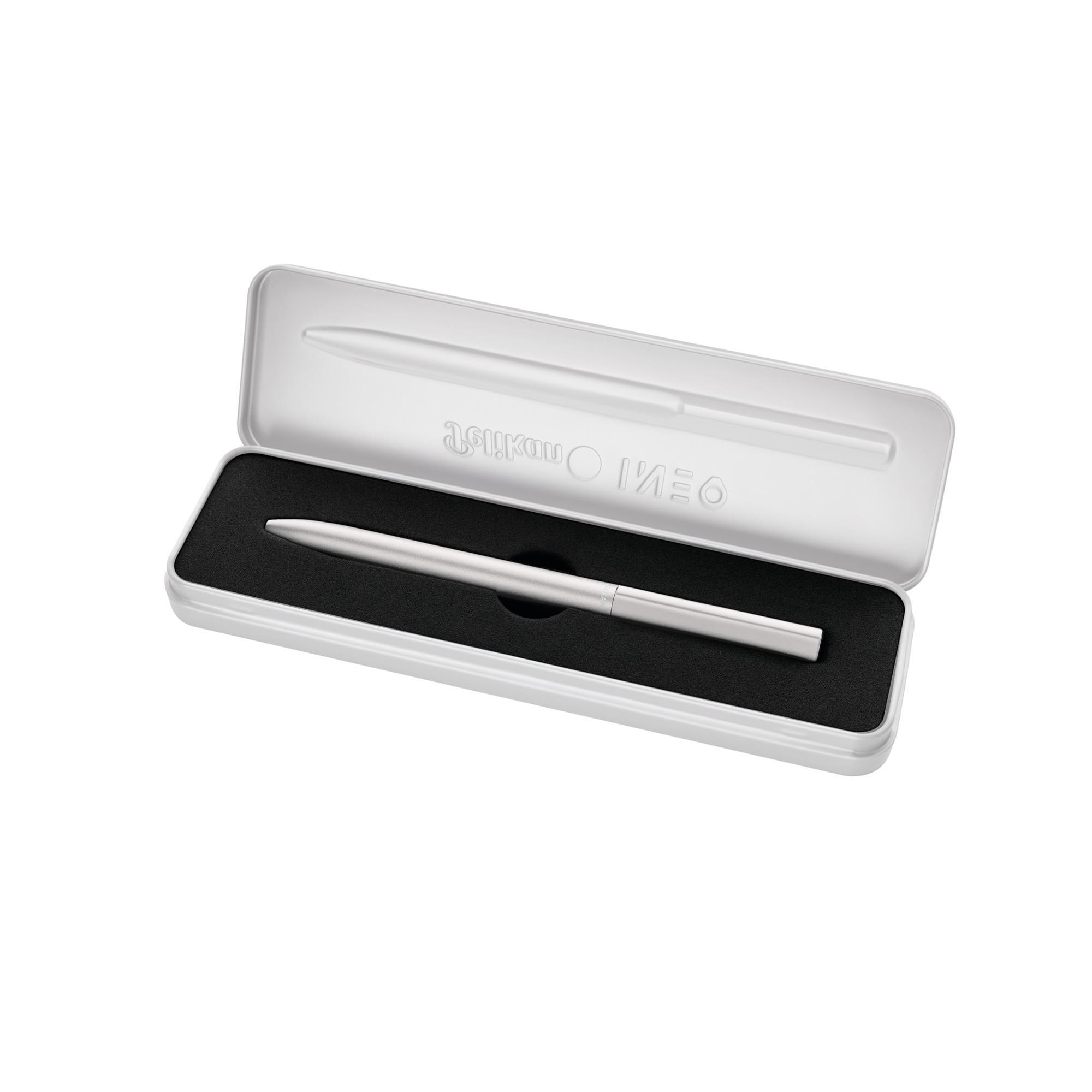 Pelikan Ineo Tükenmez Kalem Metal Kutu Gümüş