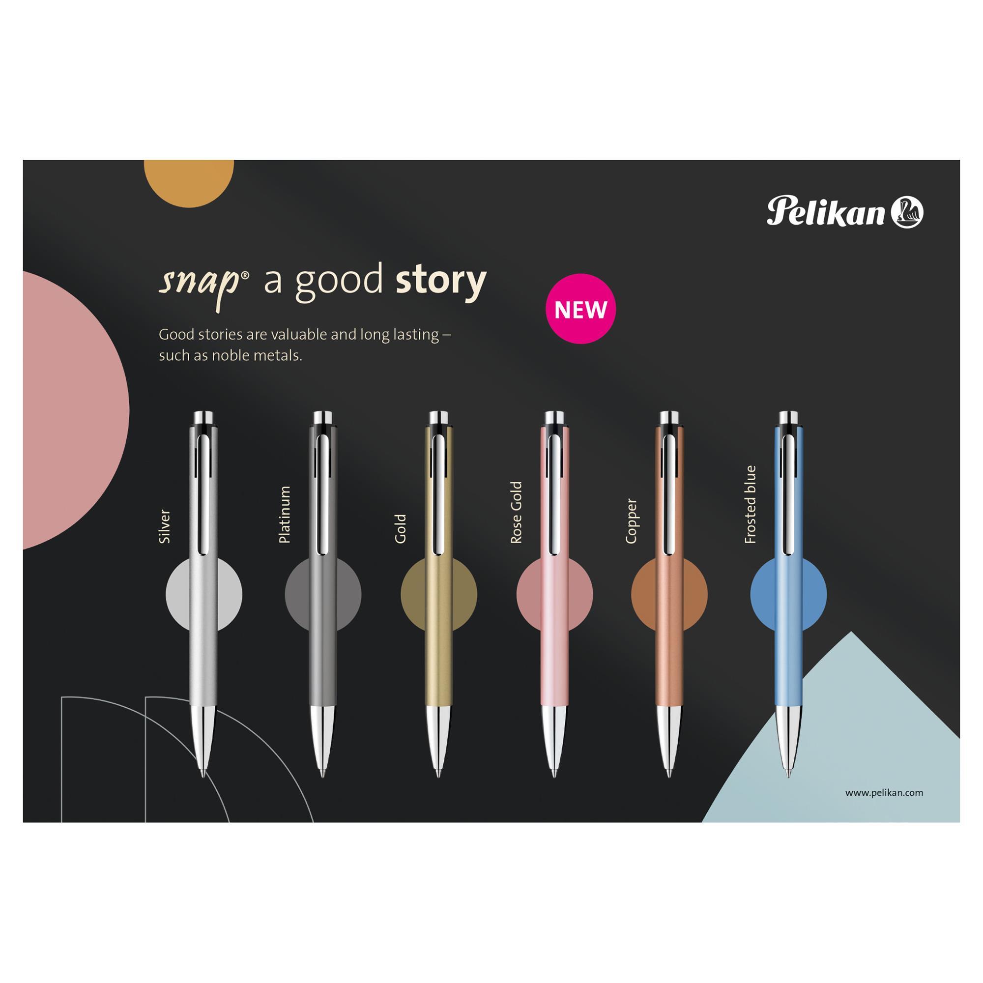 Snap Tükenmez Kalem Gümüş