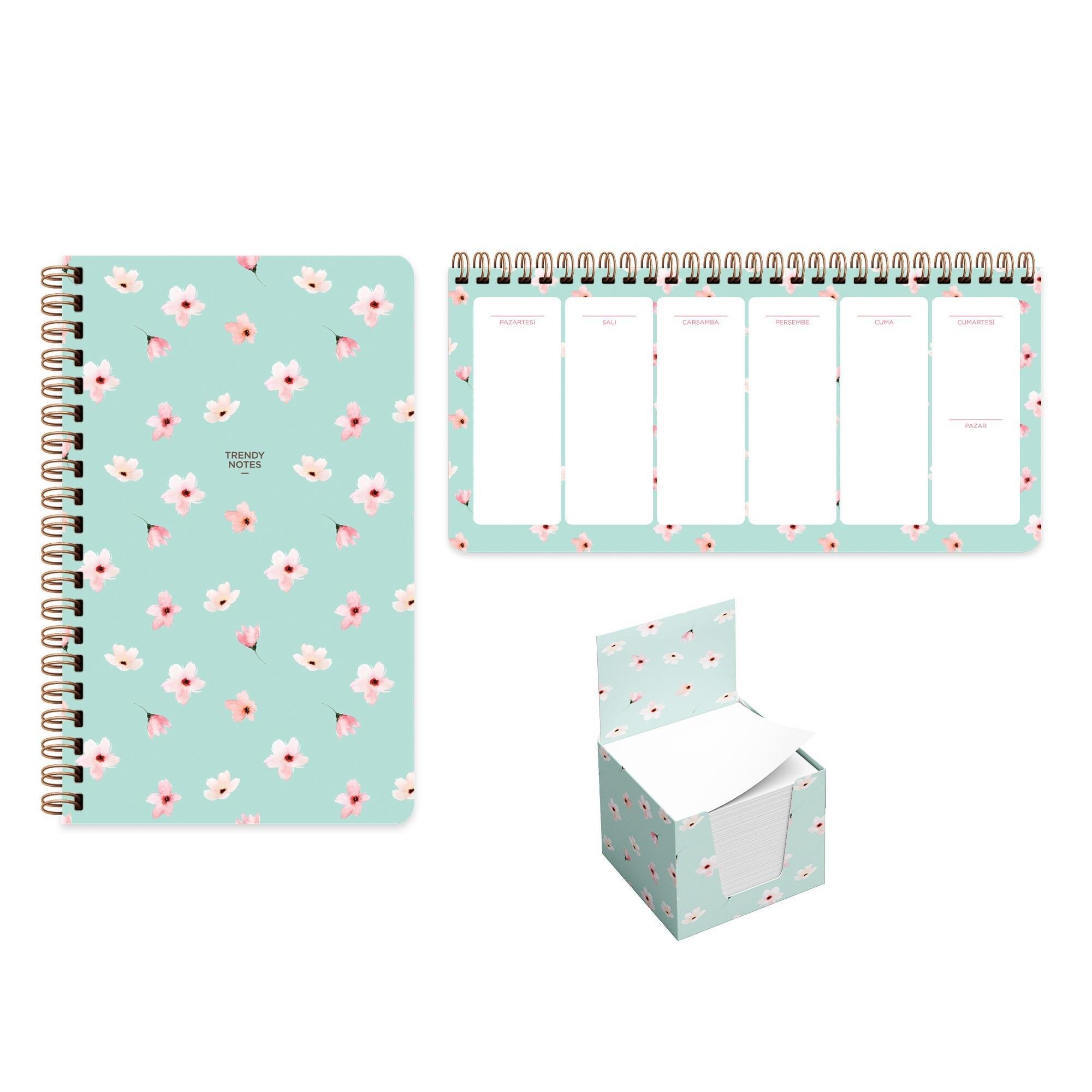 Su Yeşili 3'lü Çalışma Seti