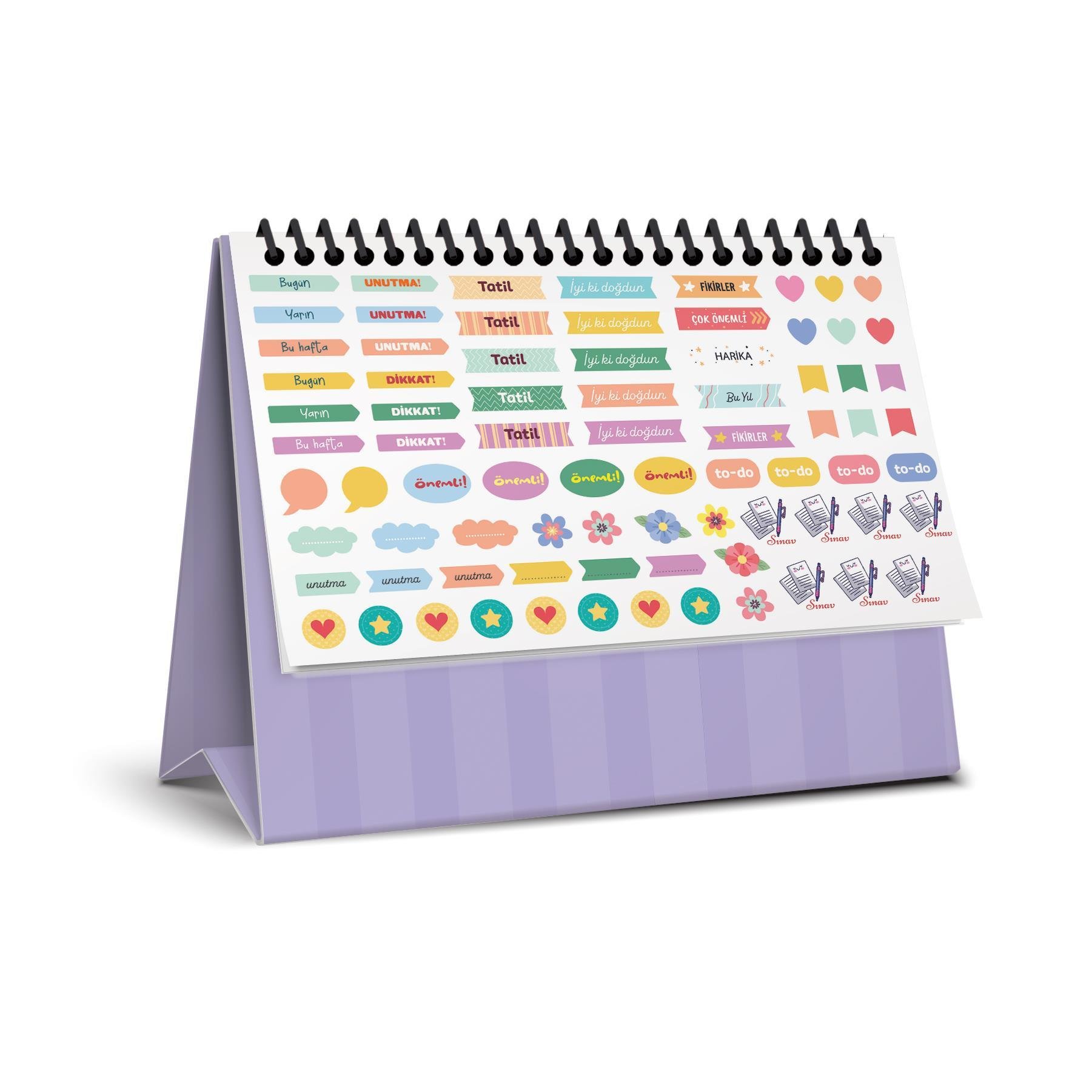 Süresiz Ajanda Sert Kapak  Süresiz Ajandam 17 x 24 cm-Sarı