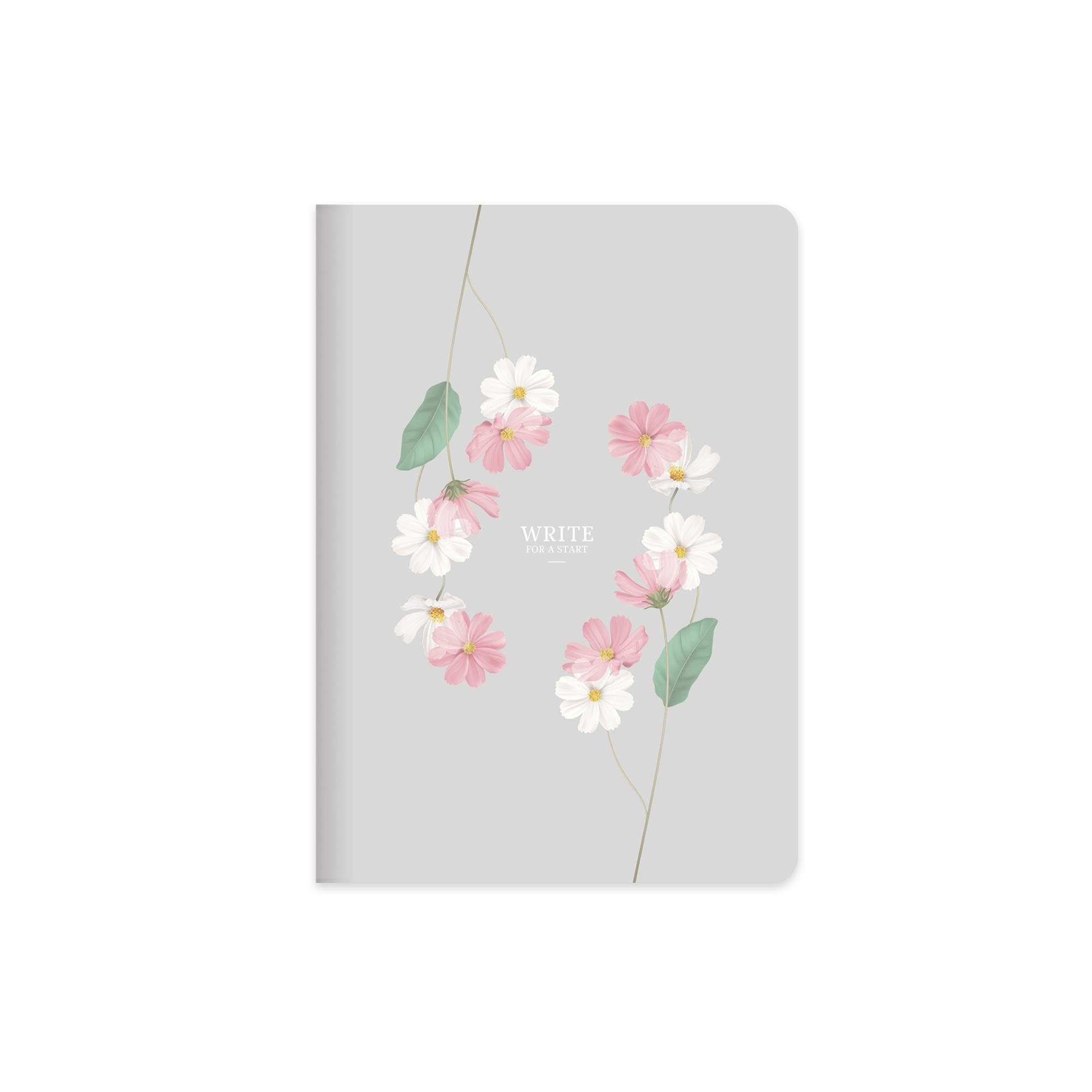 Write For A Start A5 Çizgili Ciltli Defter Gri