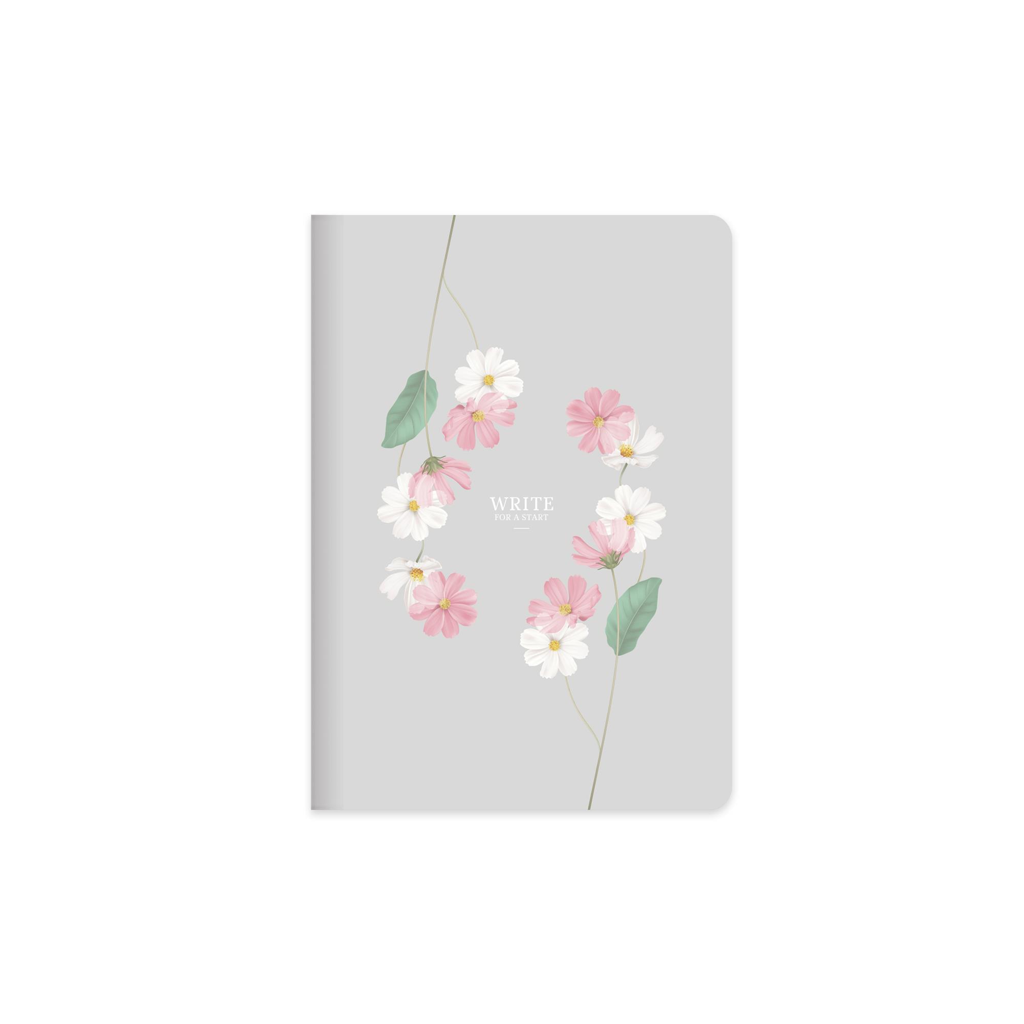 Write For A Start A5 Çizgili Ciltli Defter Gri