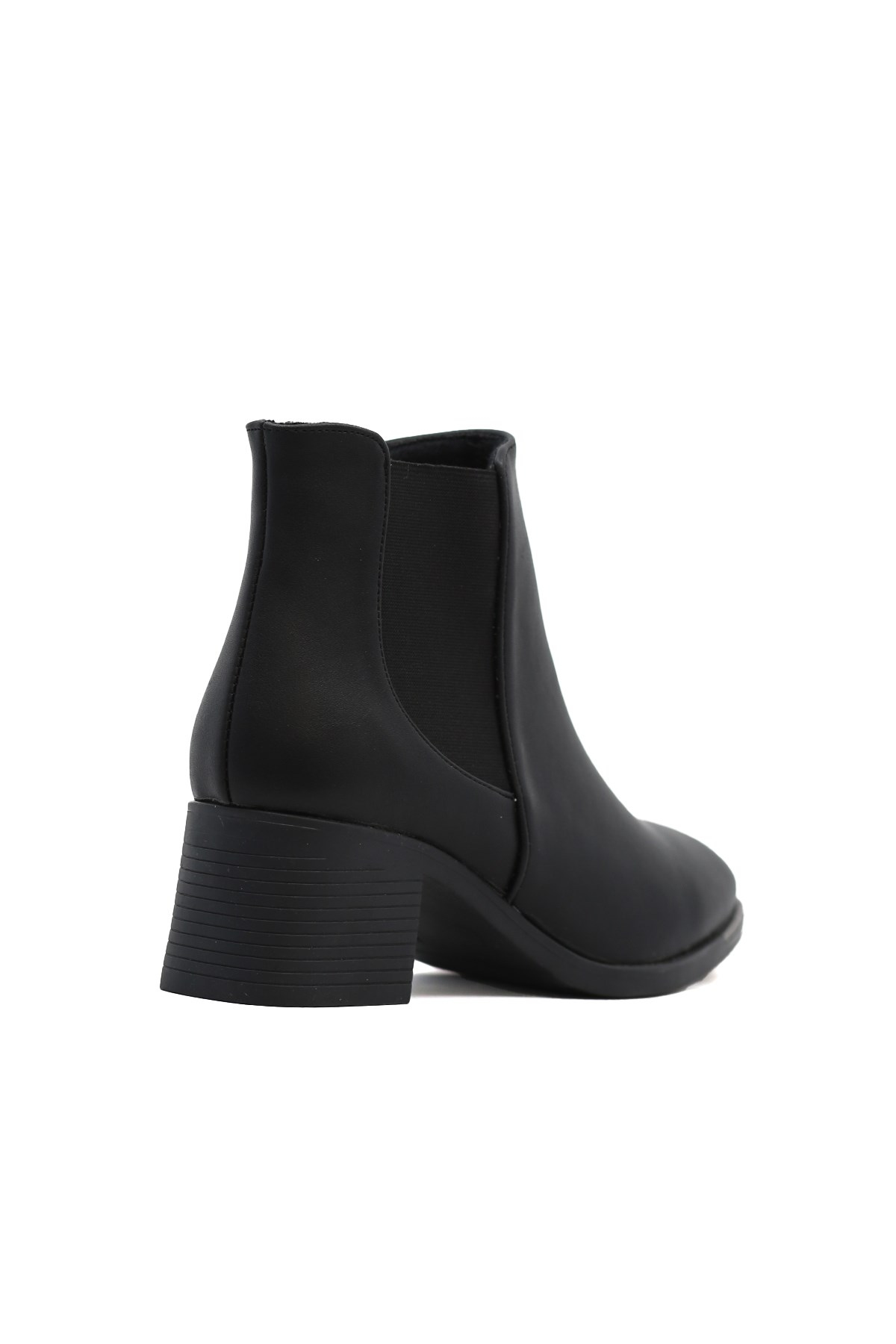 ALVİN  5 Cm Topuklu Zara Model Kisa Bot Siyah