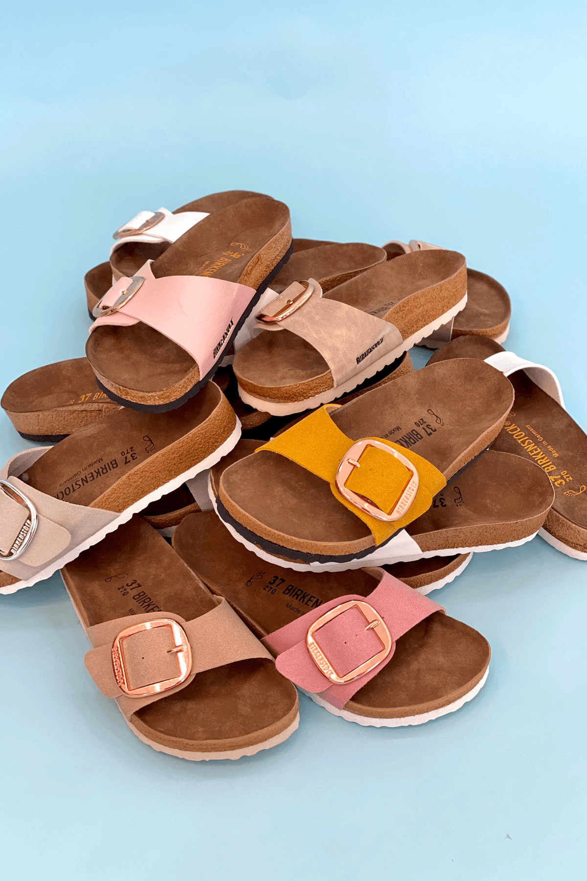 BIRKENSTOCK YENİ SEZON TEK BANT MODEL TERLİK PUDRA