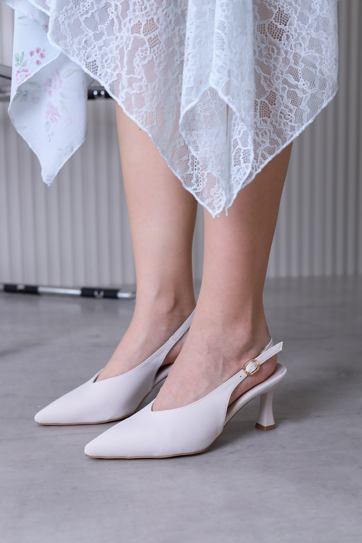 Broom model 5 cm topuklu yeni sezon topuklu ayakkabı TEN.ZARA