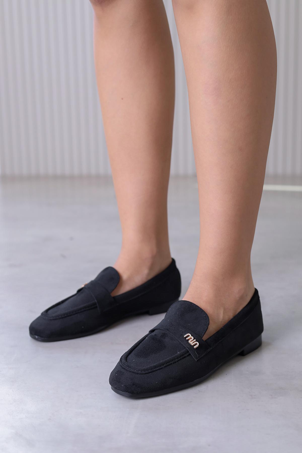 cont model yeni sezon babet loafer SIY.SUET