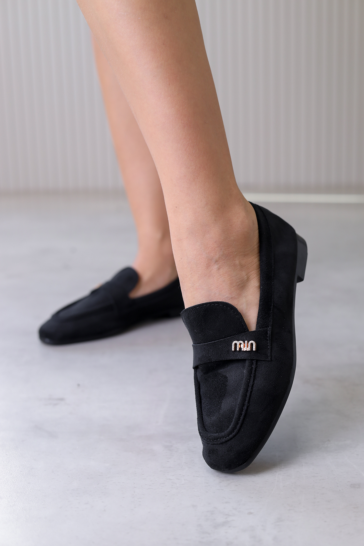cont model yeni sezon babet loafer SIY.SUET