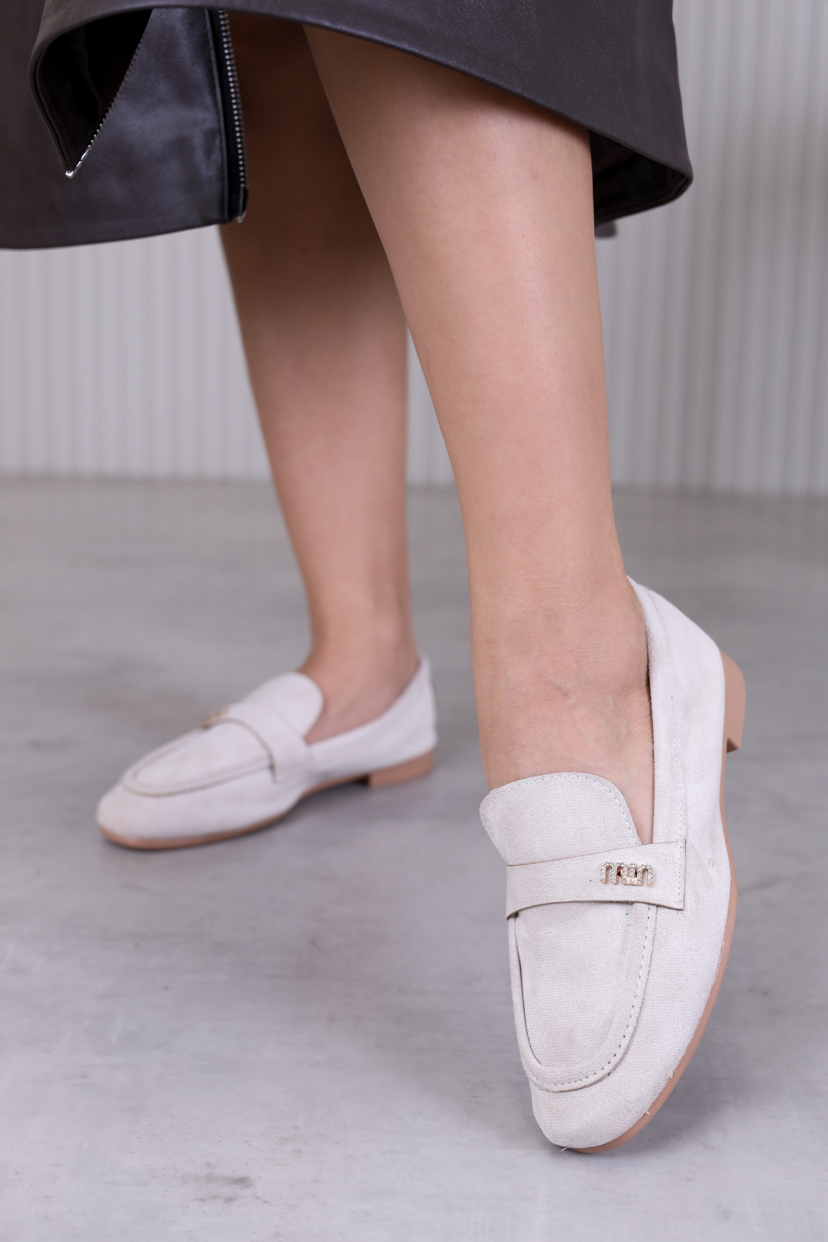 cont model yeni sezon babet loafer TEN.SUET