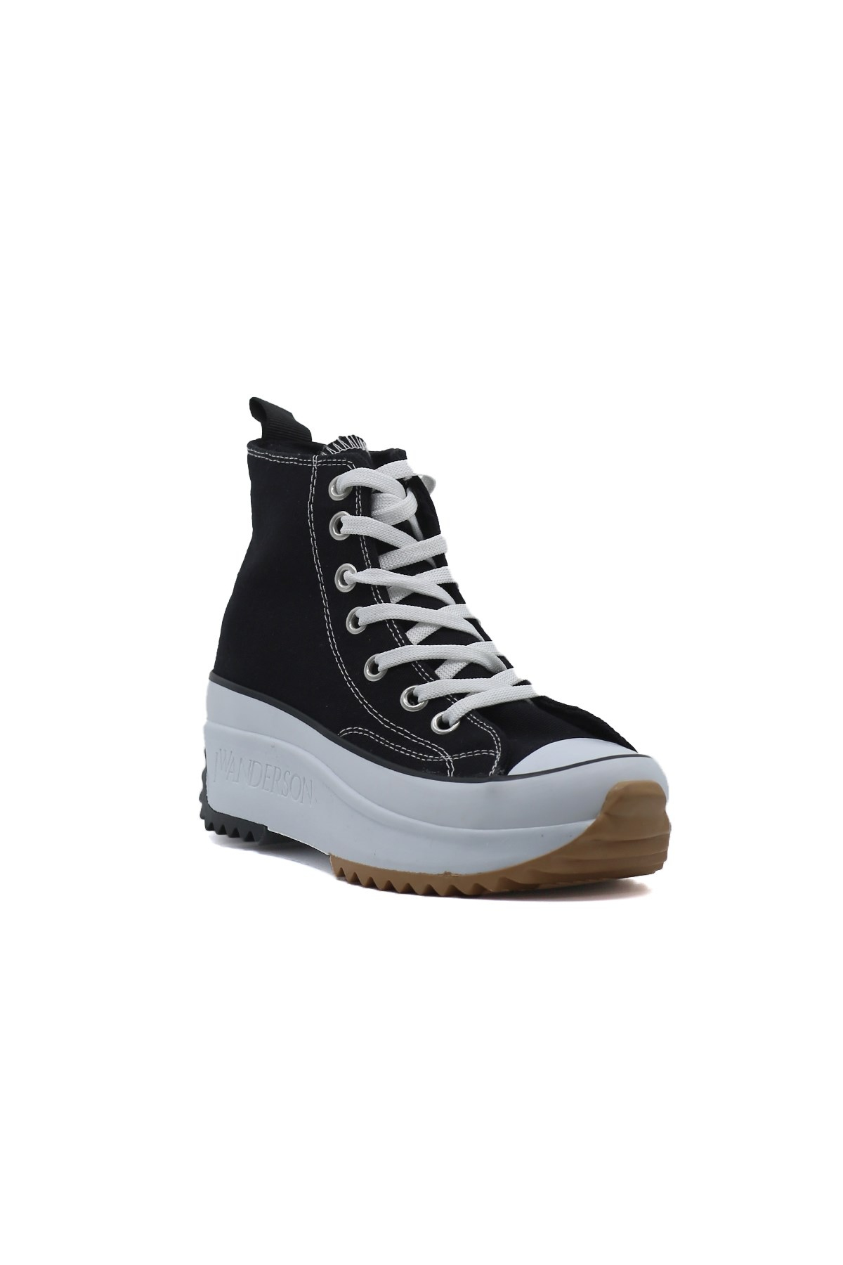 Conver 5 Cm Tabanli Yeni̇ Sezon Sneakers Spor Ayakkabi Siy.bey