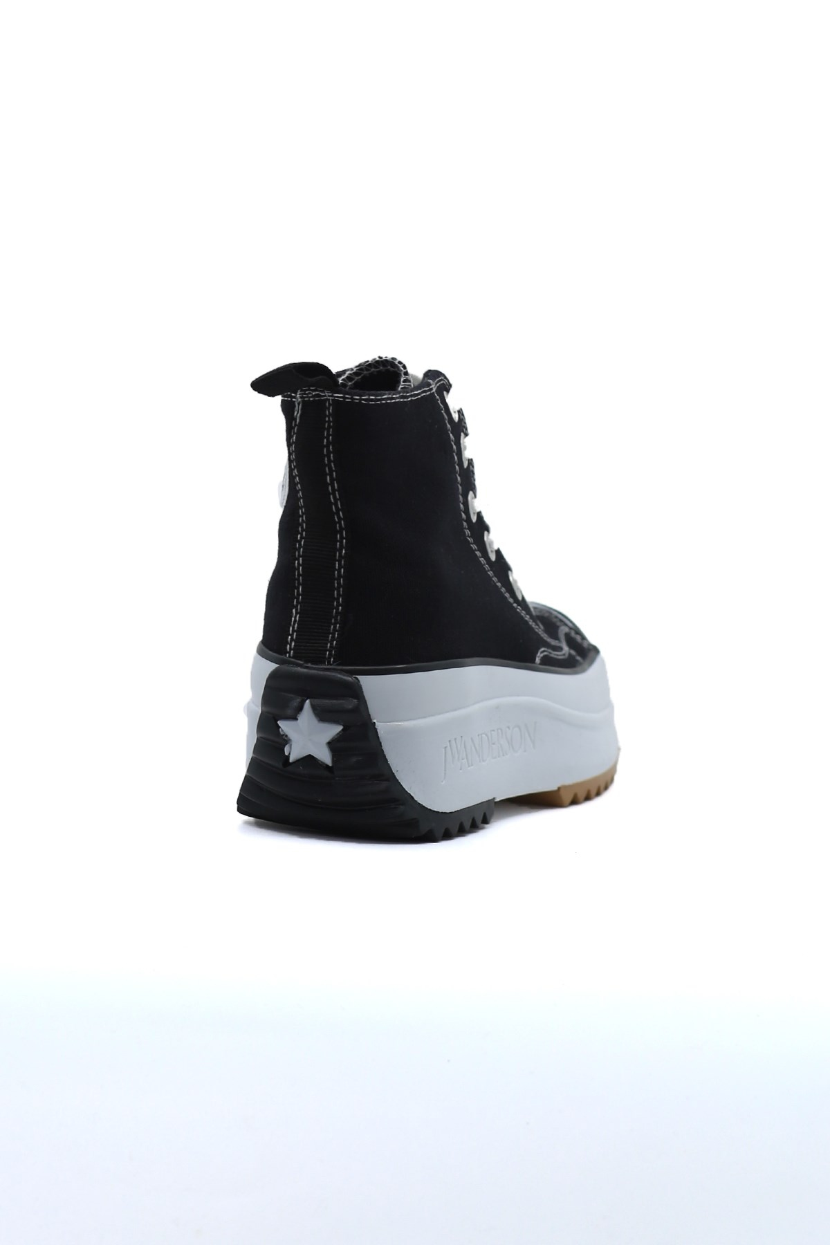 Conver 5 Cm Tabanli Yeni̇ Sezon Sneakers Spor Ayakkabi Siy.bey