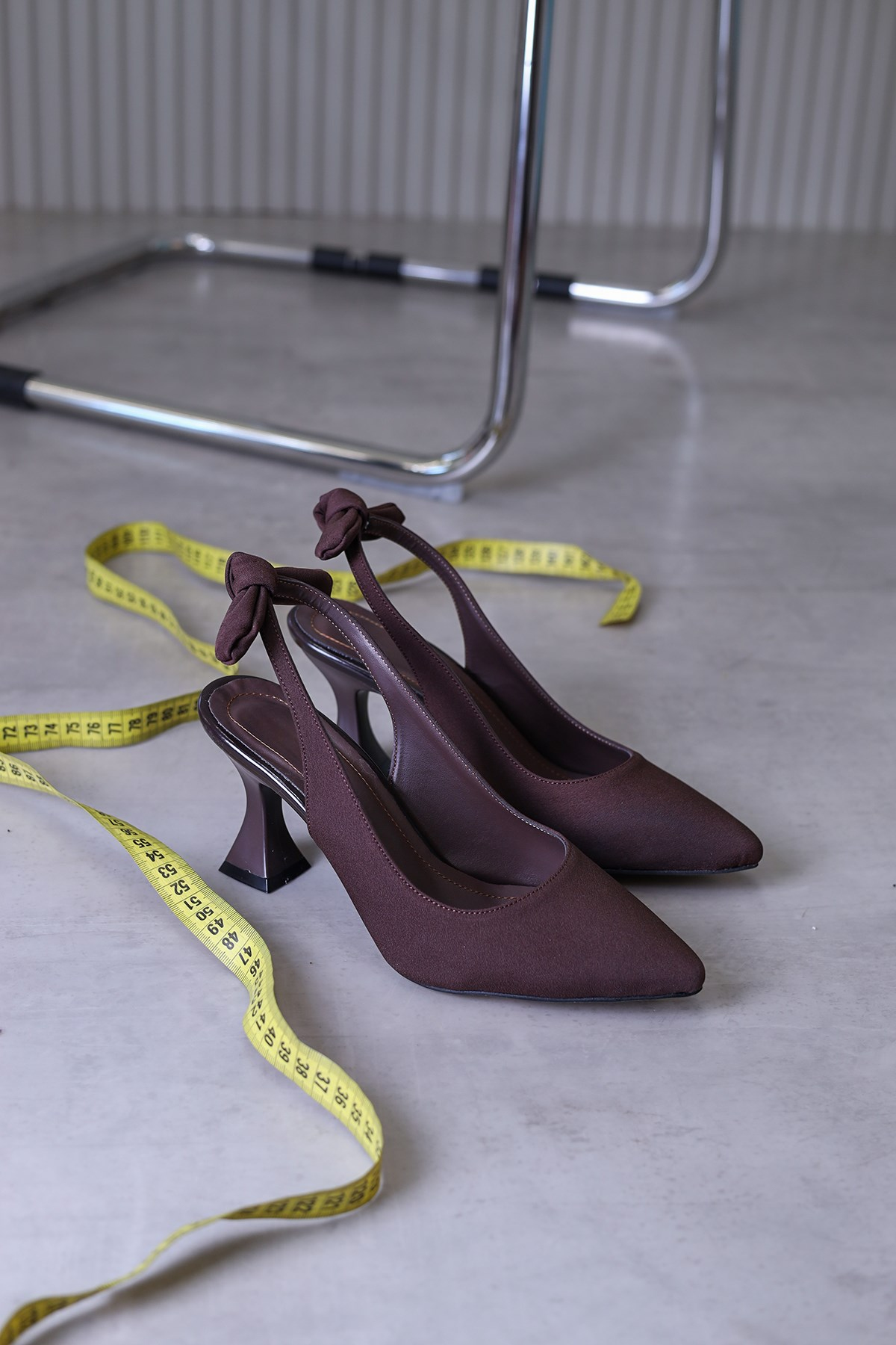 ELENİ 5 CM TOPUKLU YENİ SEZON TOPUKLU AYKAKABI KHVE.ZARA