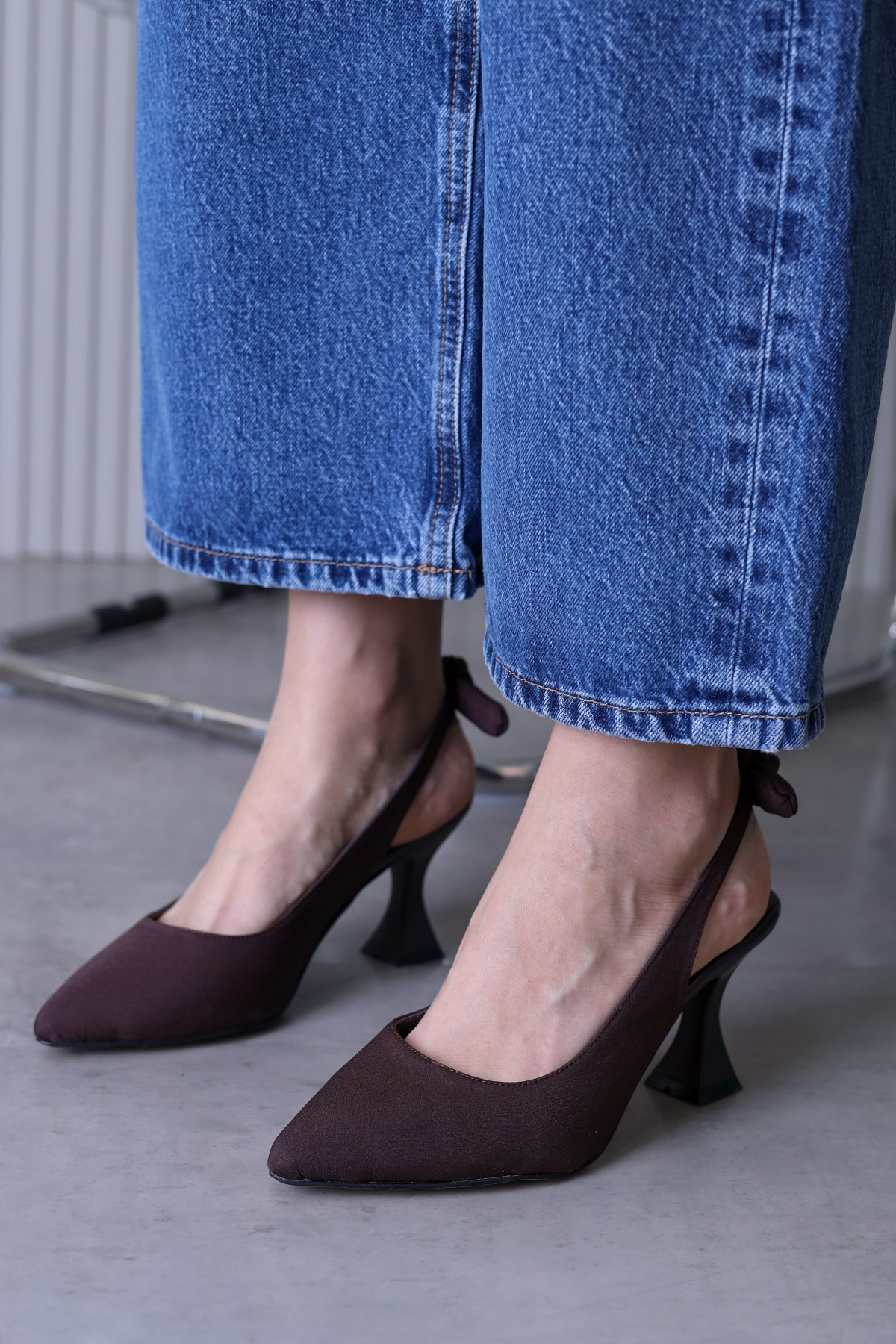 ELENİ 5 CM TOPUKLU YENİ SEZON TOPUKLU AYKAKABI KHVE.ZARA