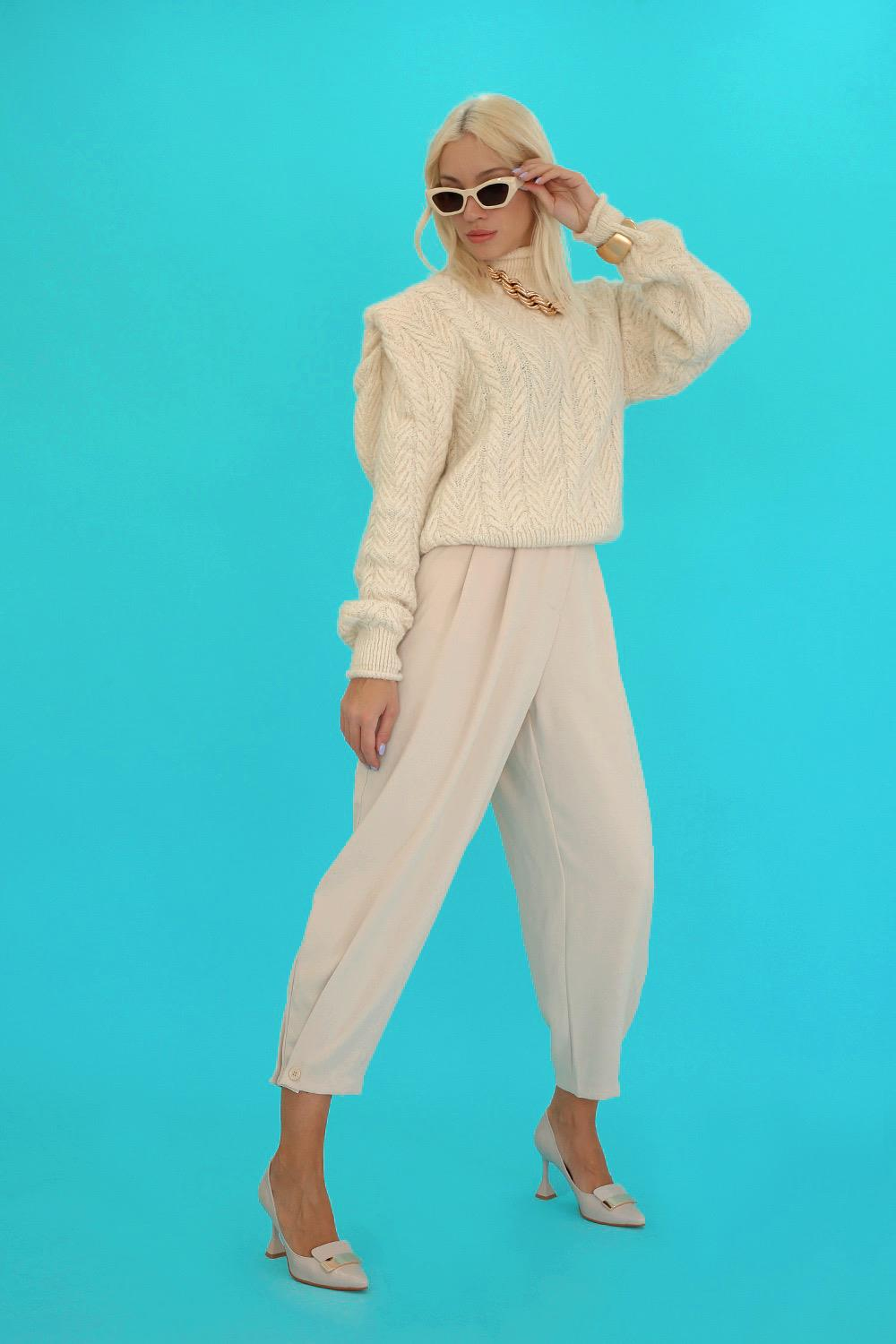 Elenor 8 Cm Metal Detayli Yeni̇ Sezon Topuklu Ayakkabi Sti̇letto Ten.kirisik