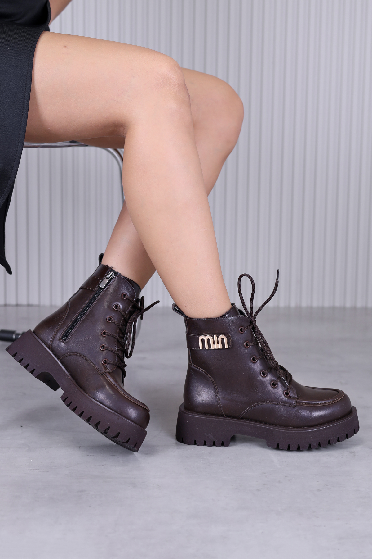 er304 model 3 cm tabanlı kısa postal bot KHVE.KRSK