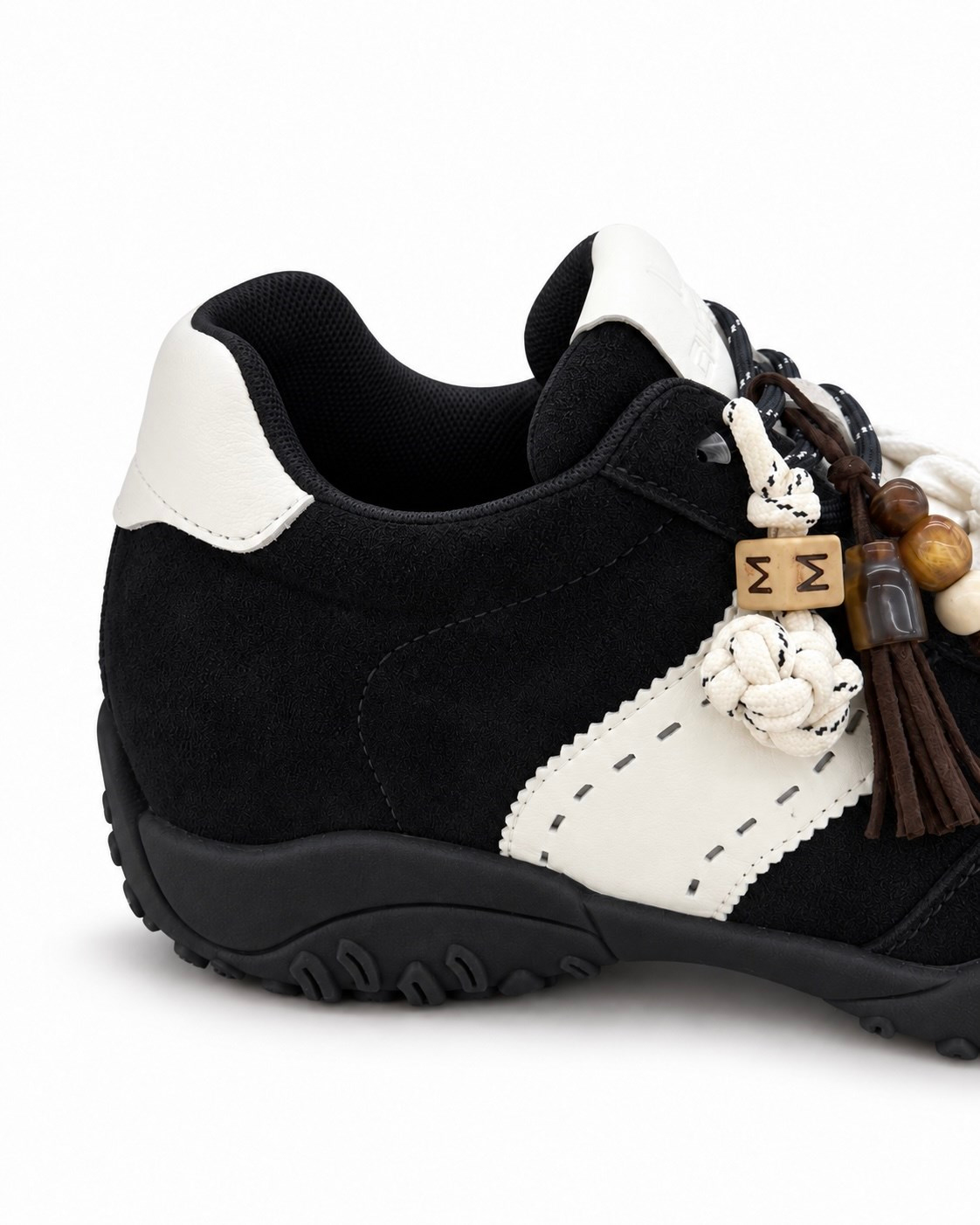 EWOL model 8 cm gizli topuklu yeni sezon spor ayakkabı SIYAH