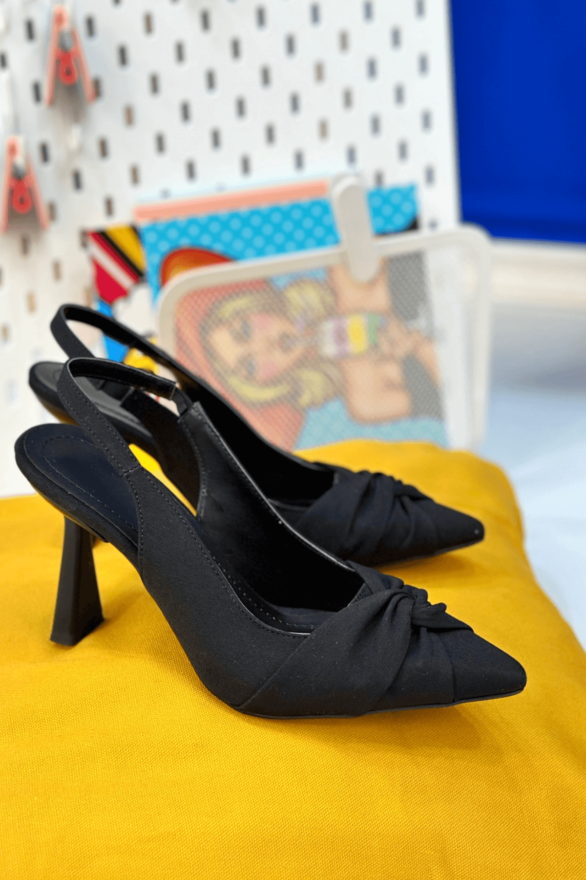 EYLÜL MODEL 5 CM TOPUKLU AYAKAKBI SIY.ZARA