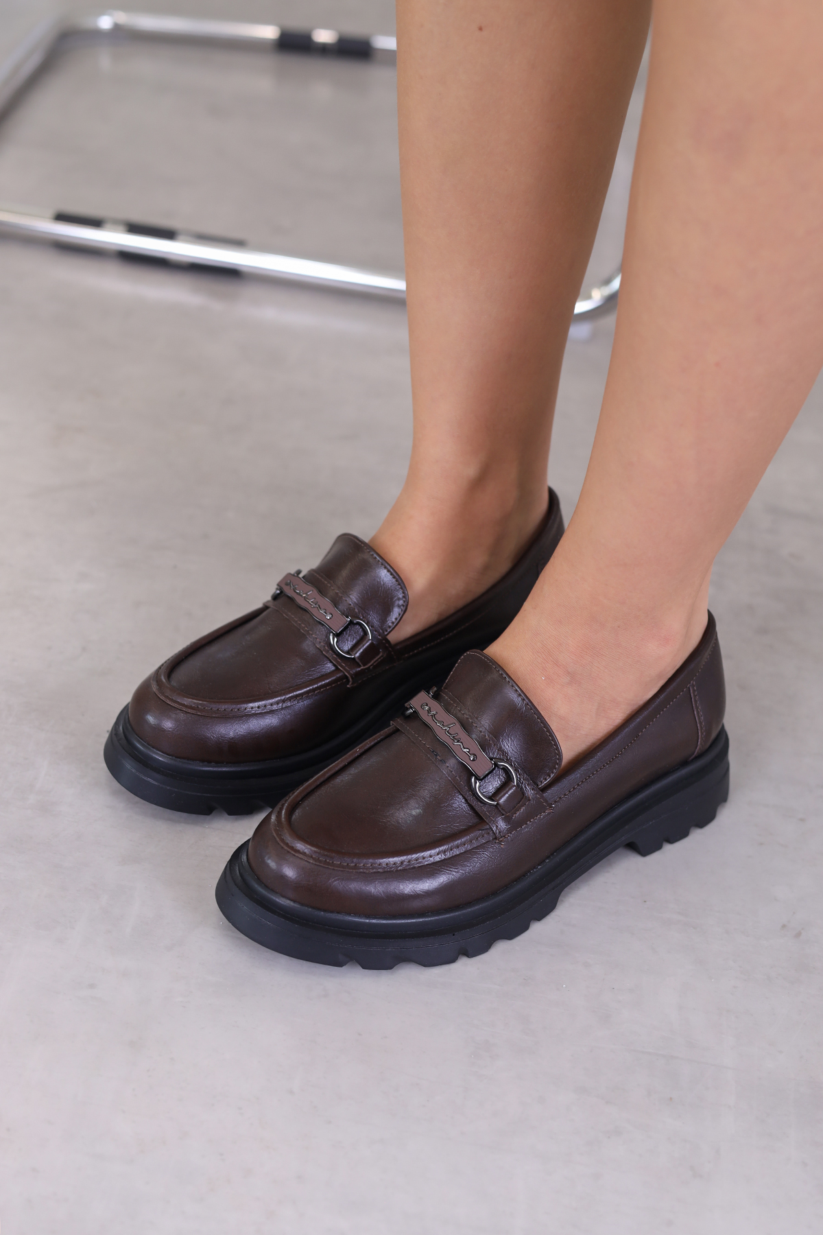 fn834 model 3 cm tabanlı loafer ayakkabı babet KHVE.KRSK