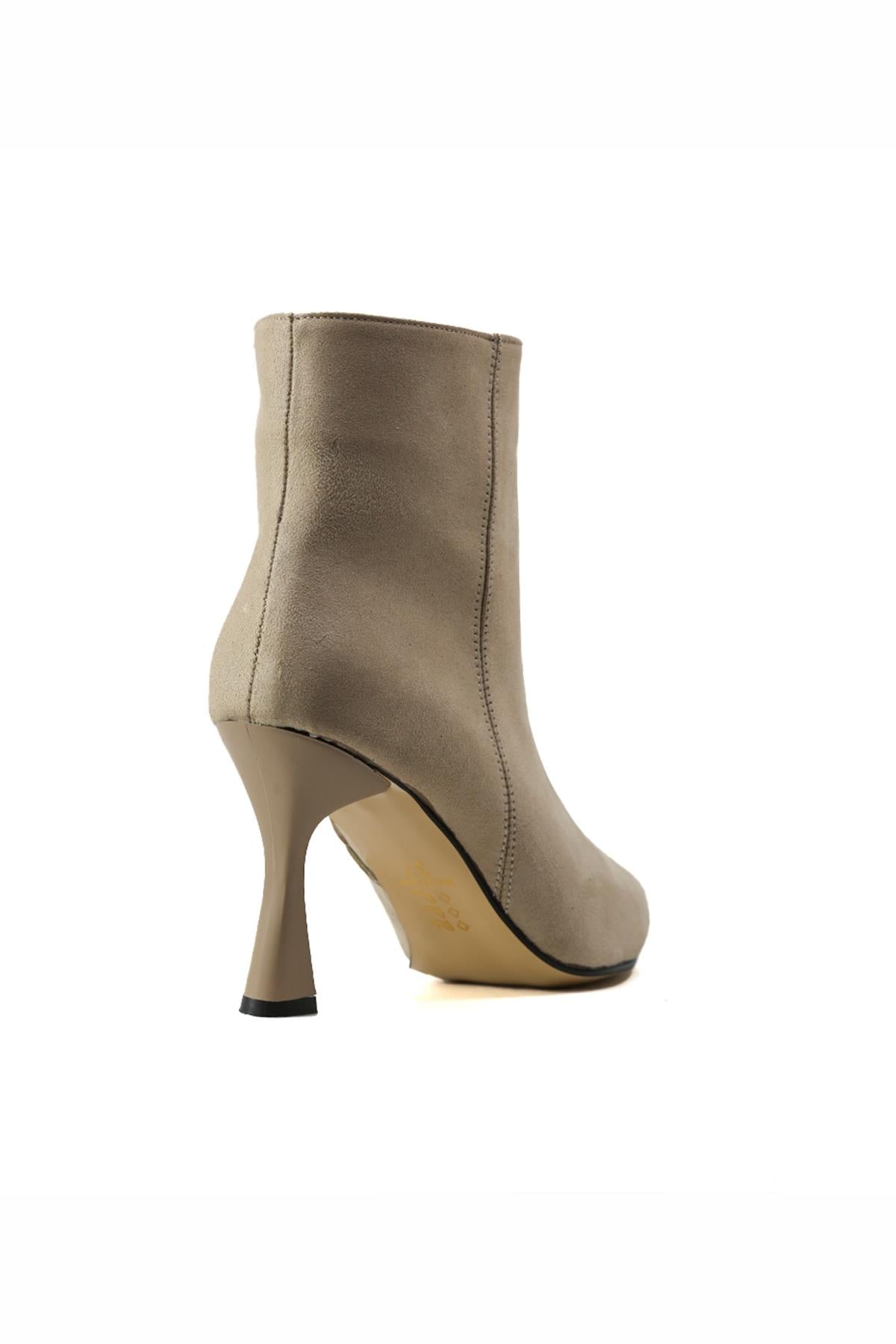 GWEN MODEL 8 CM TOPUKLU YENİ SEZON BOT TEN.SUET