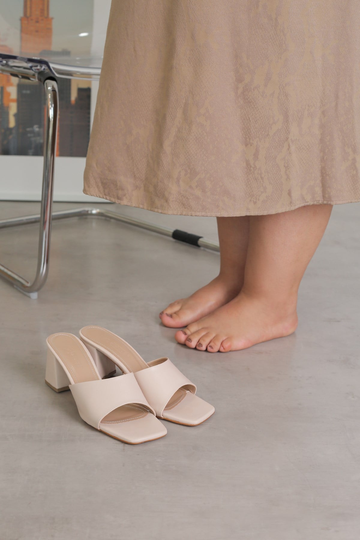 HC1613 MODEL5 CM TOPUKLU TEK BANT  TERLİK  YENİ SEZON TEN