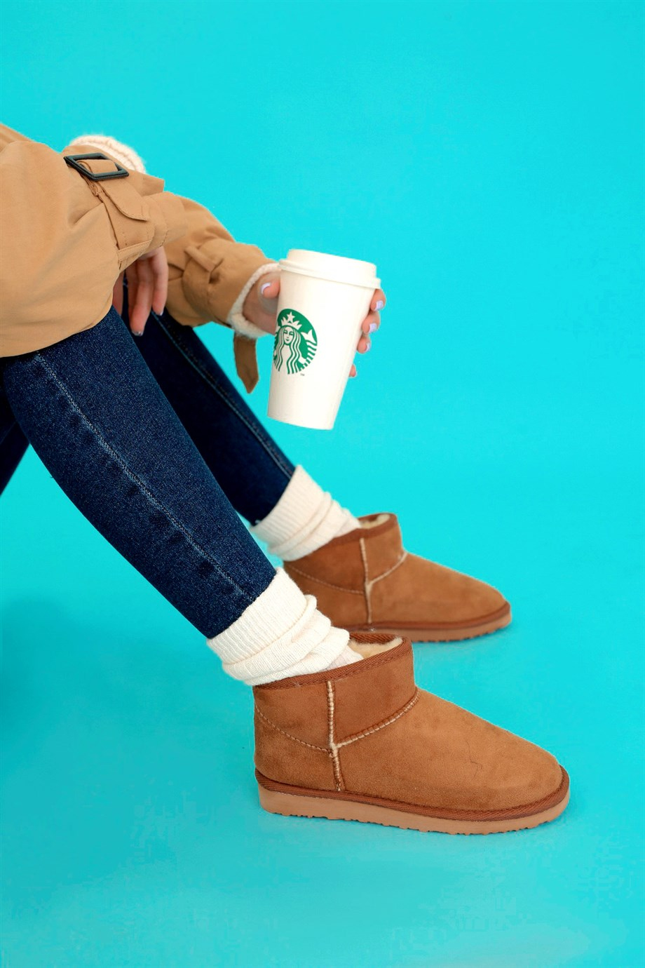 HERRY MODEL  UGG KISA BOT YENİ SEZON TABA