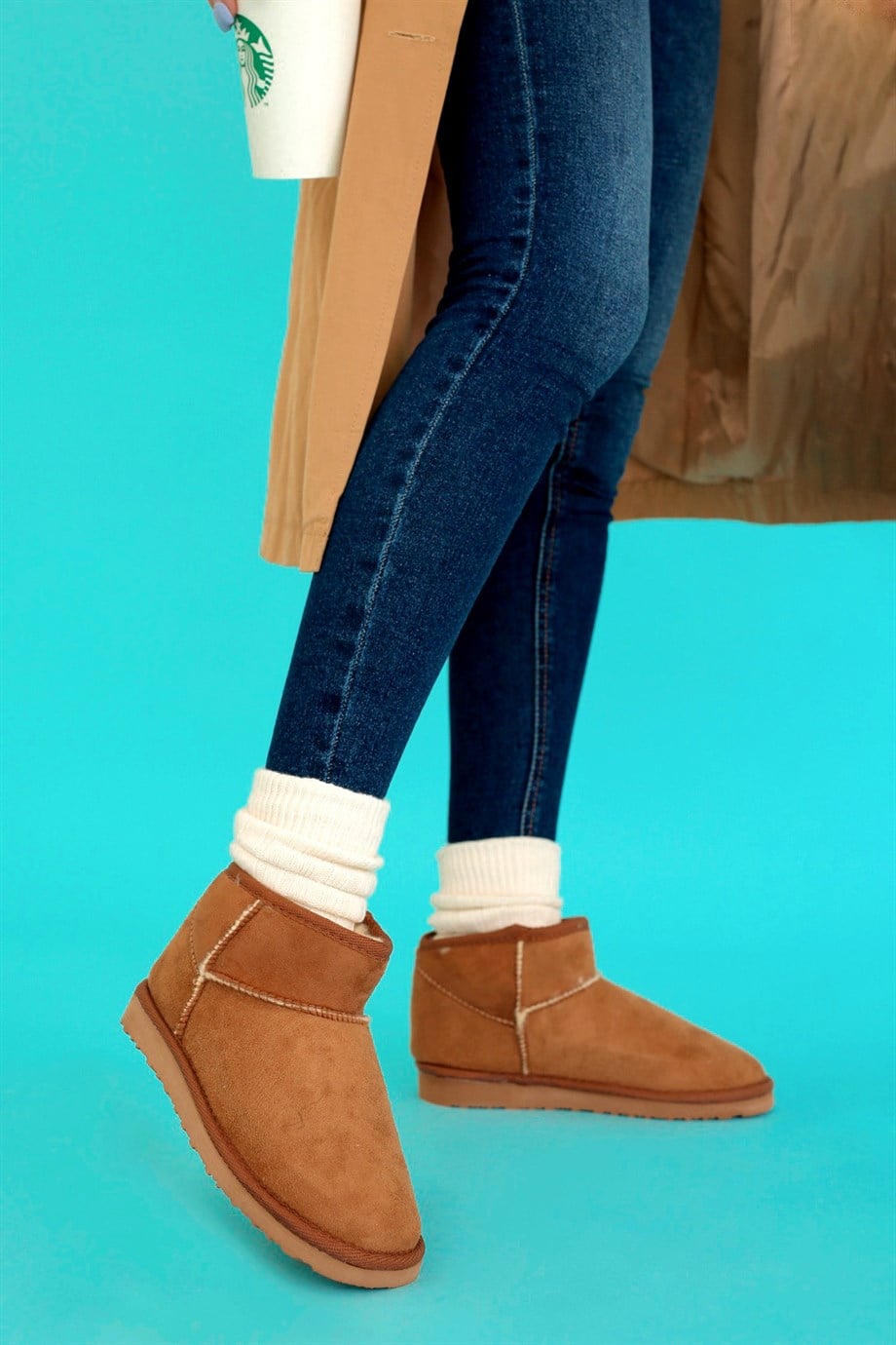 HERRY MODEL  UGG KISA BOT YENİ SEZON TABA