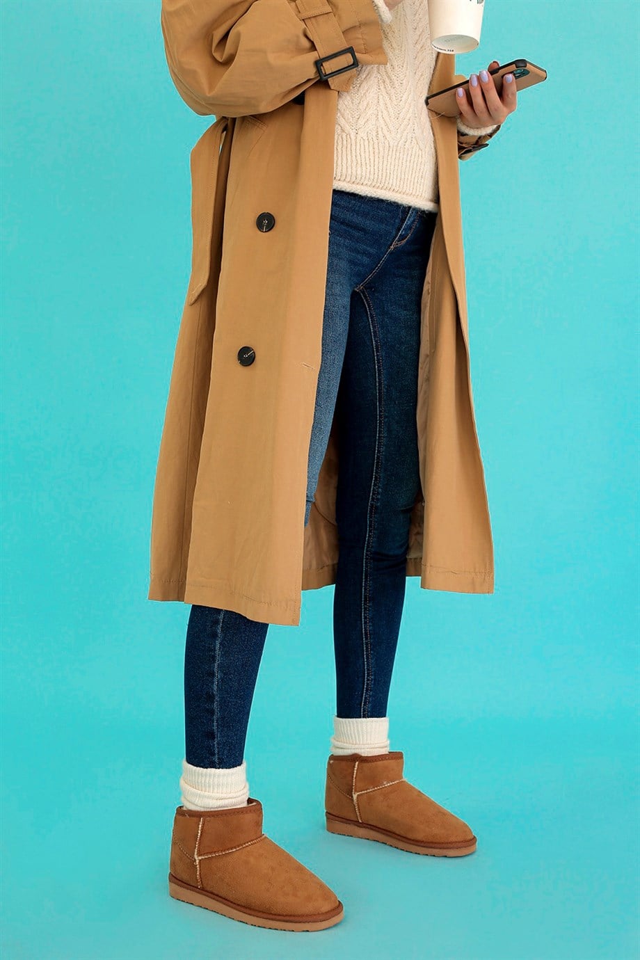 HERRY MODEL  UGG KISA BOT YENİ SEZON TABA