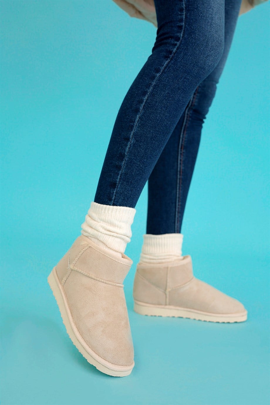 HERRY MODEL  UGG KISA BOT YENİ SEZON TEN
