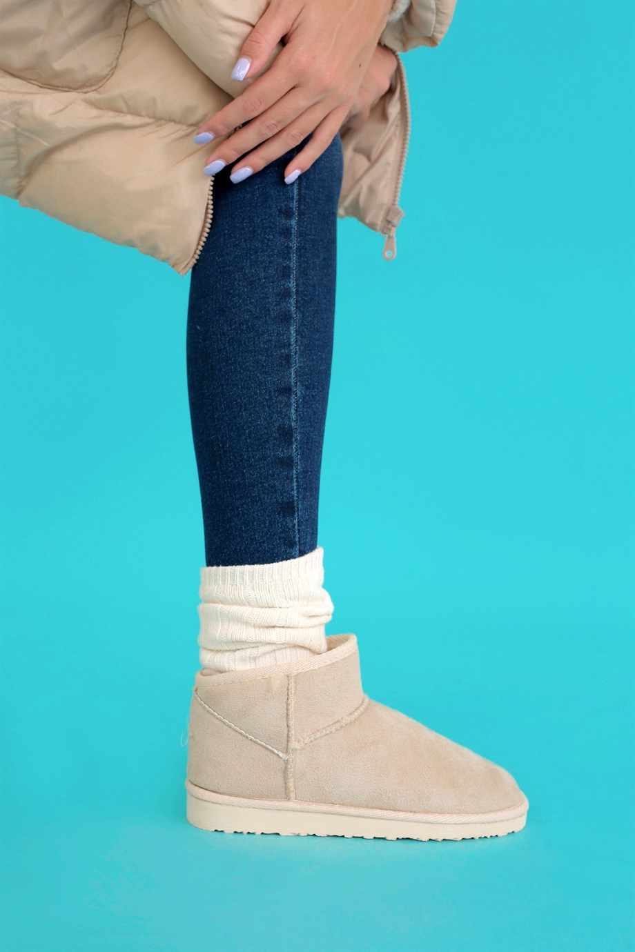 HERRY MODEL  UGG KISA BOT YENİ SEZON TEN