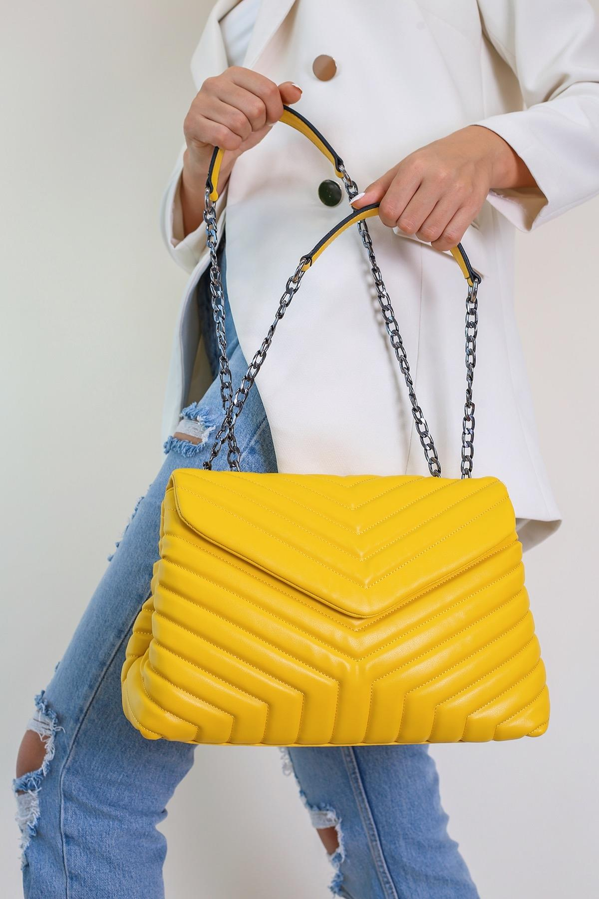 Jampy Model Yeni Sezon Çanta Sari