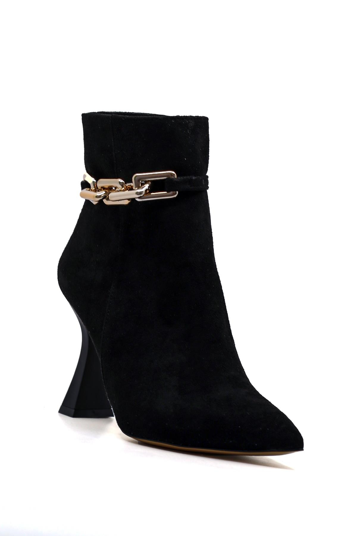 Kelly 8 cm Zara Model Yeni Sezon Zincir Detaylı Bot