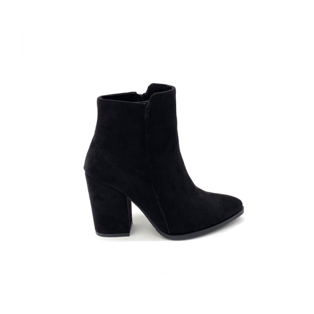 Lady 7 Cm Topuklu  Bot Siy.suet